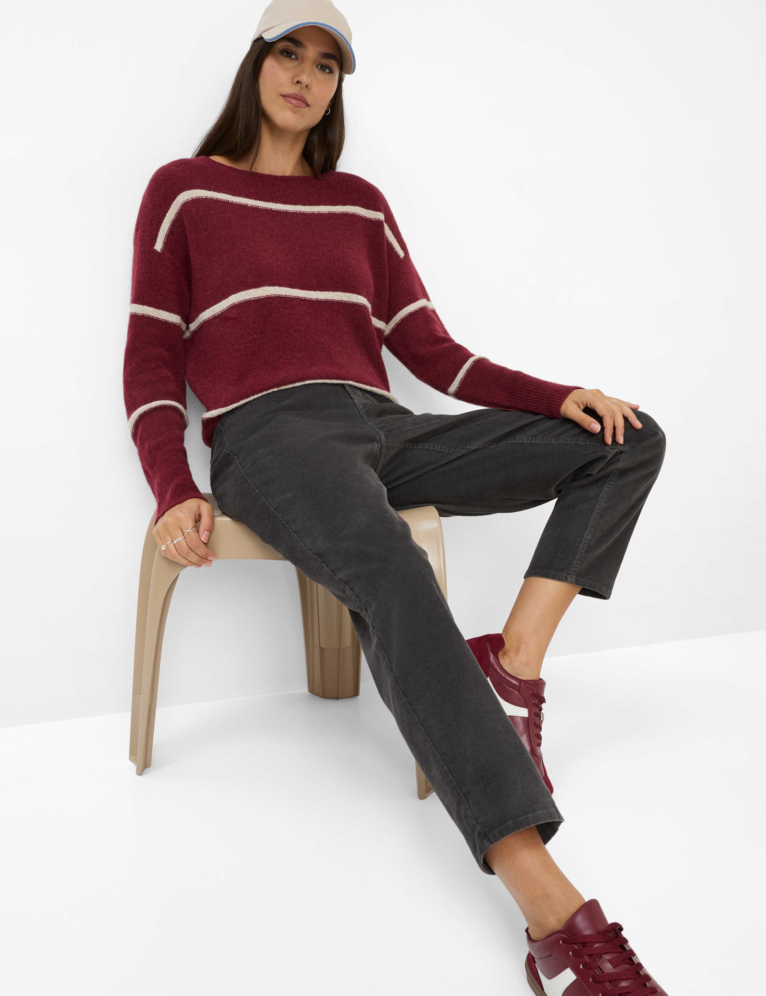 Women Style MILEY S Dark Gray Relaxed Fit Detail 1