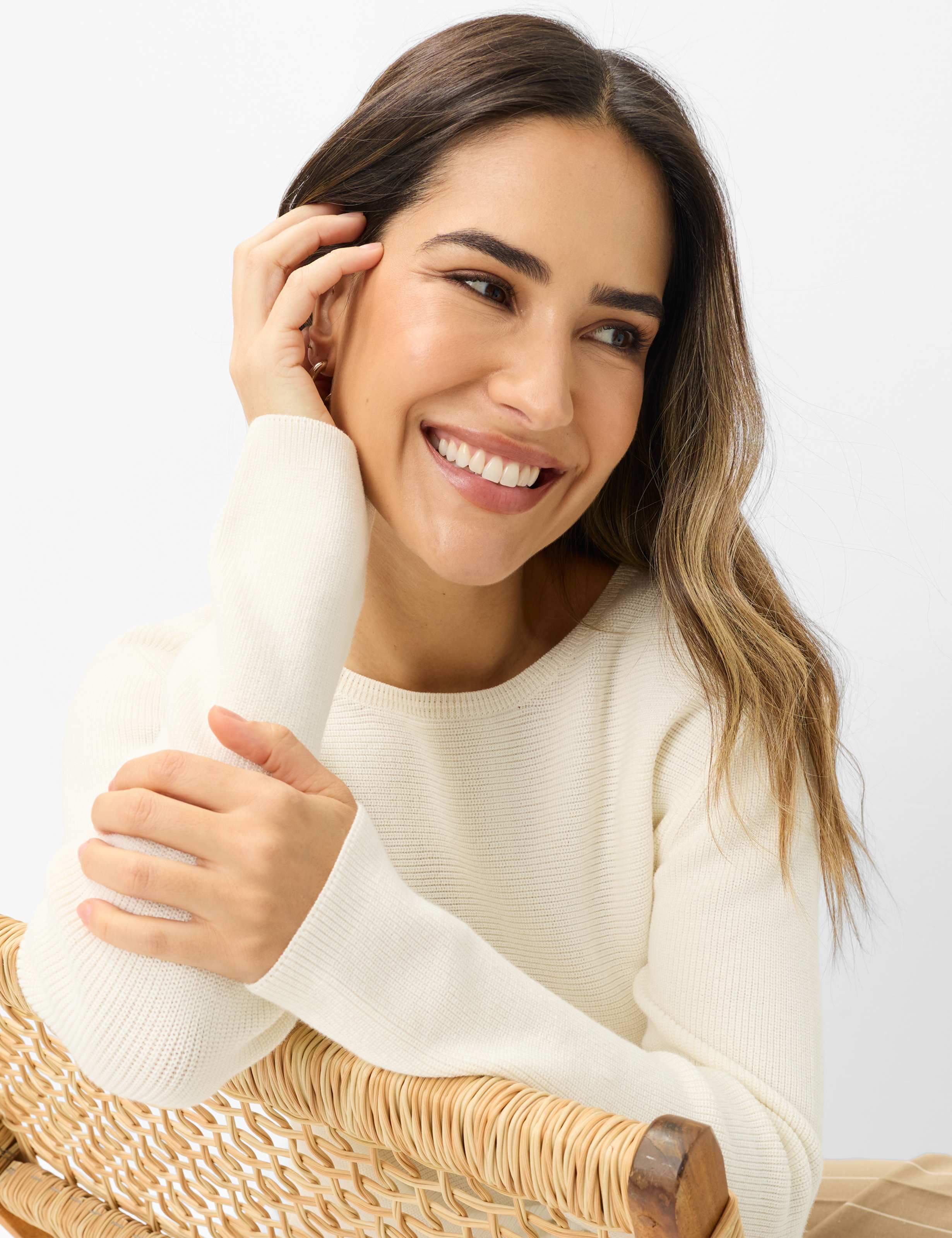 Femme Style LESLEY Blanc Crème  Détail 1