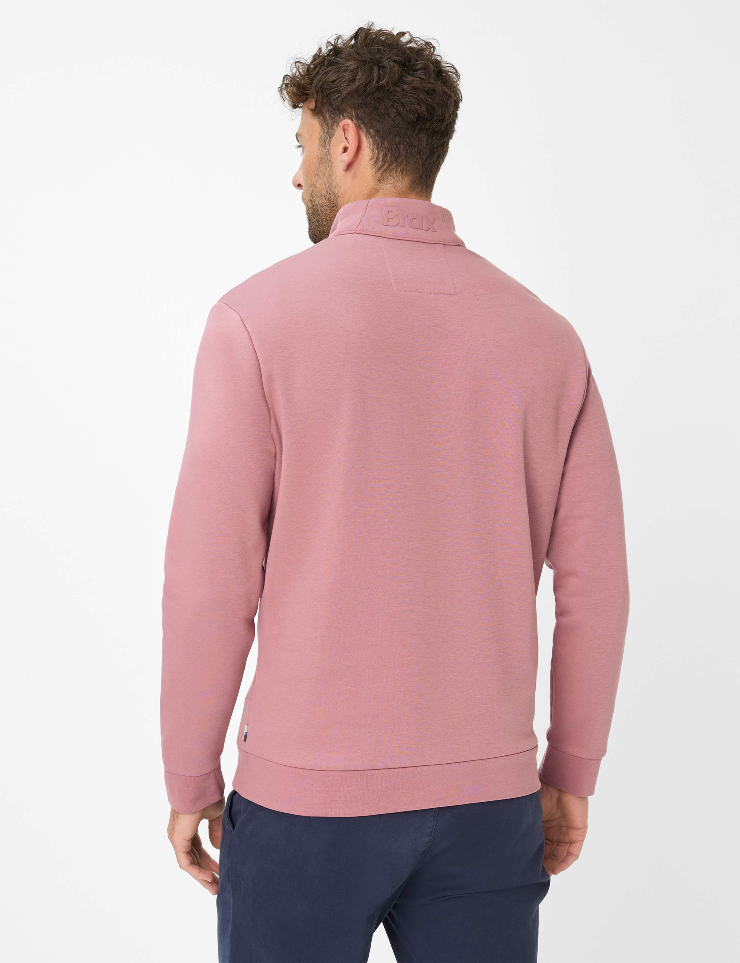 Thumbnail - Brax Herren Sweatshirt Style SION cinder rose, Rosa, Gr. S