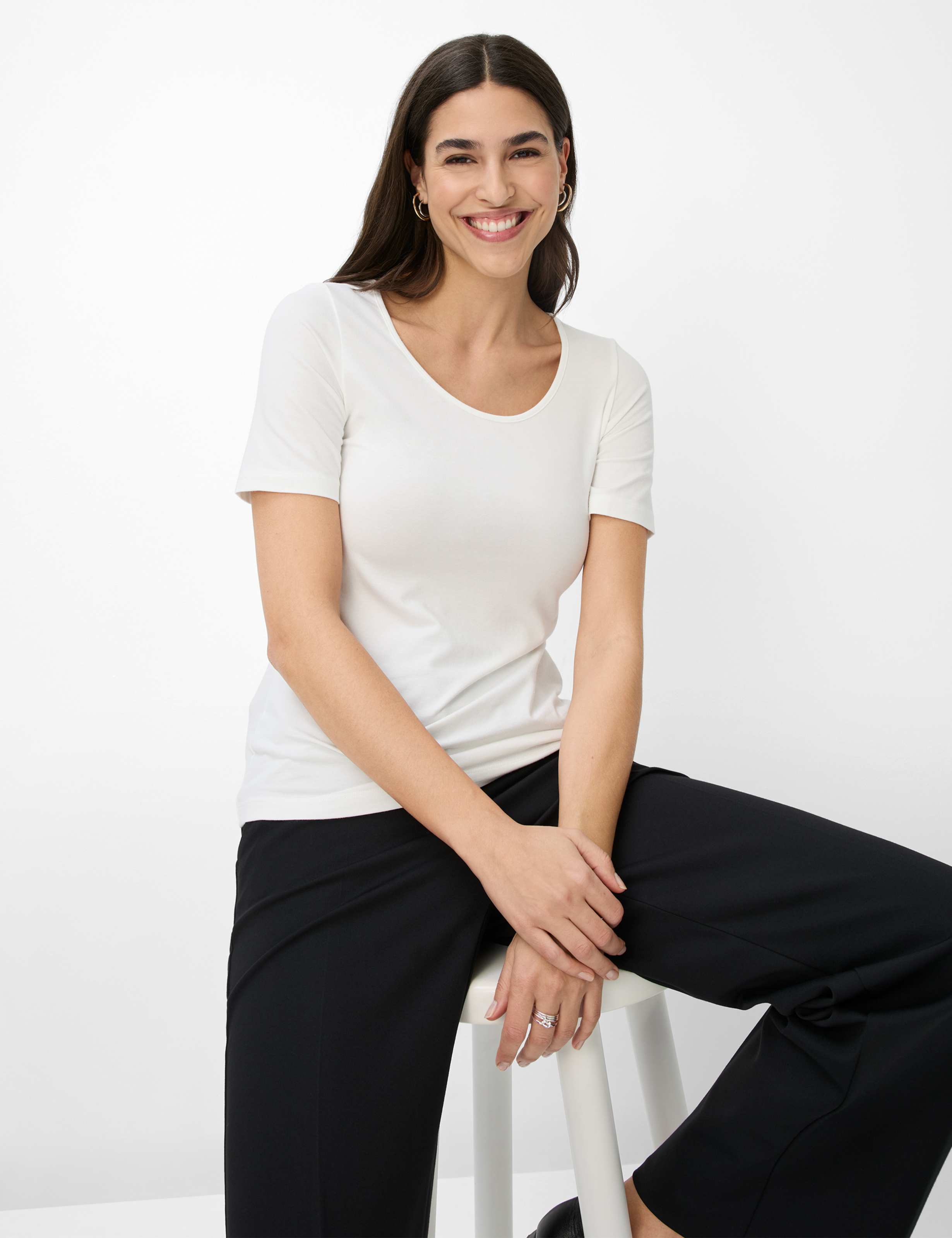 Femme Style CORA Blanc Crème  Détail 1