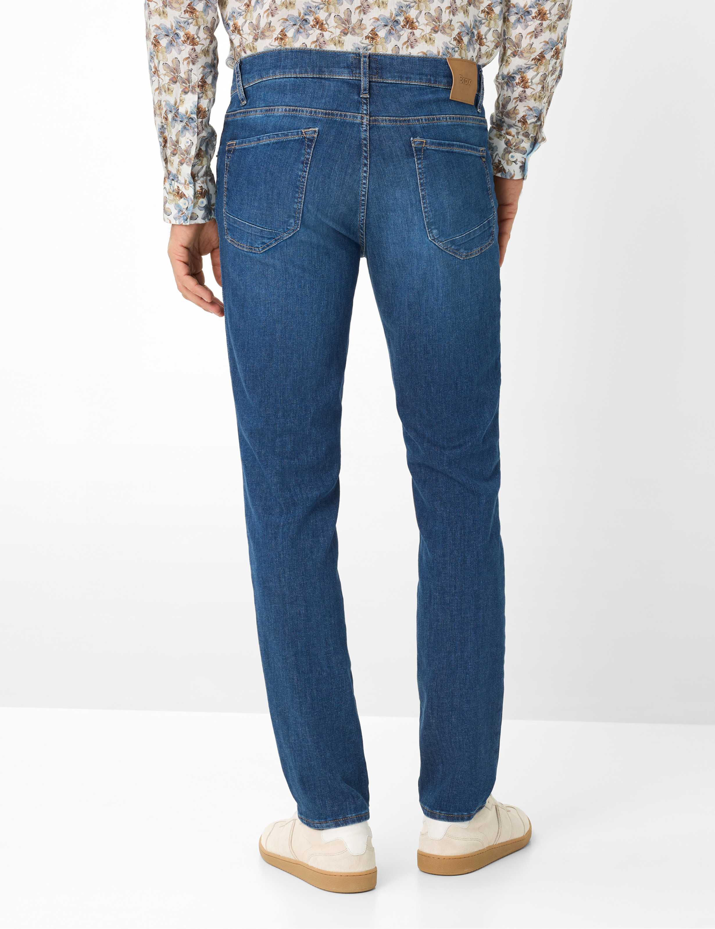 Thumbnail - Brax Herren Five-Pocket-Hose Style CHUCK DARK BLUE USED, denim dunkelblau, Gr. 40/36