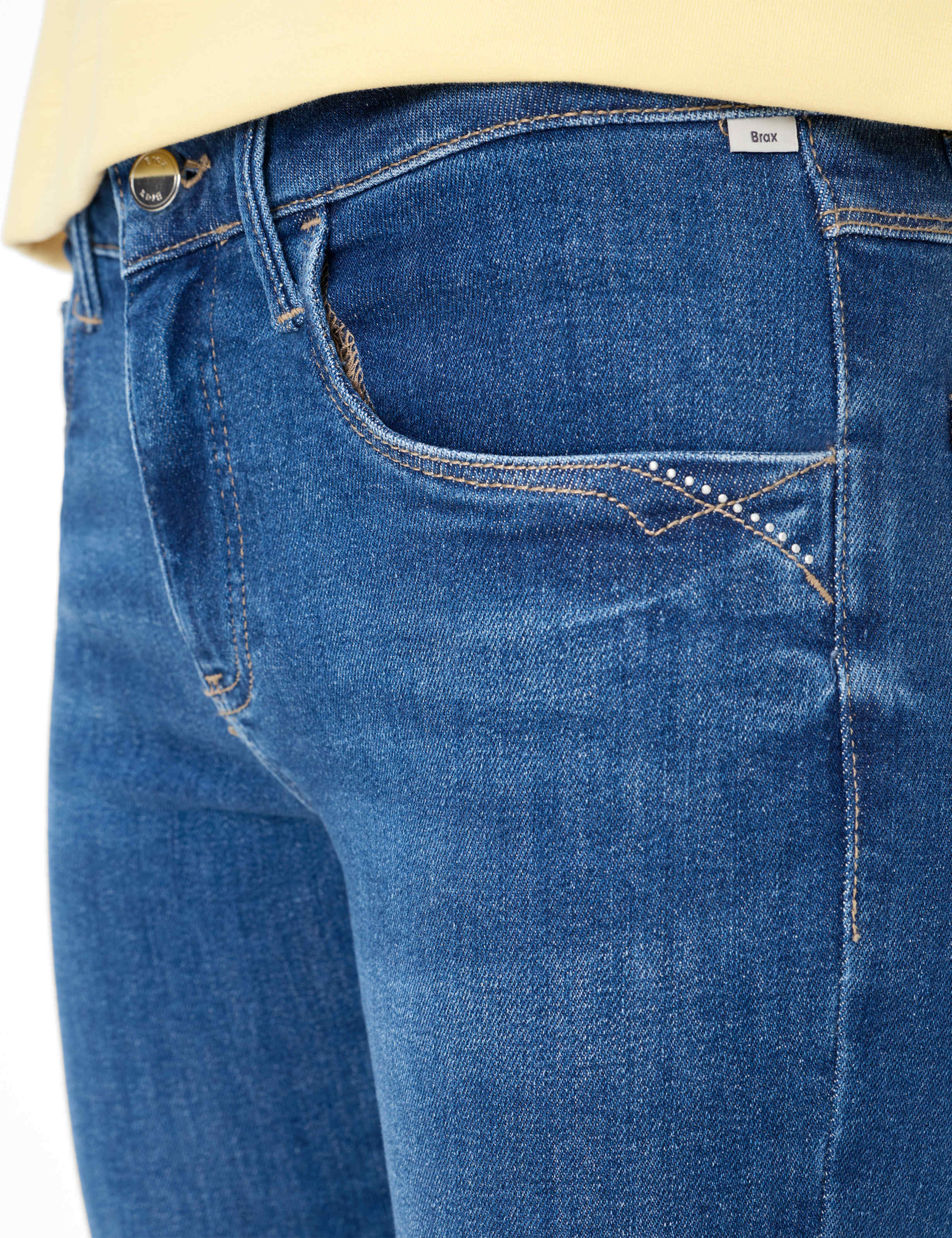 Femme Style ANA S Denim Bleu Skinny Fit Détail 2