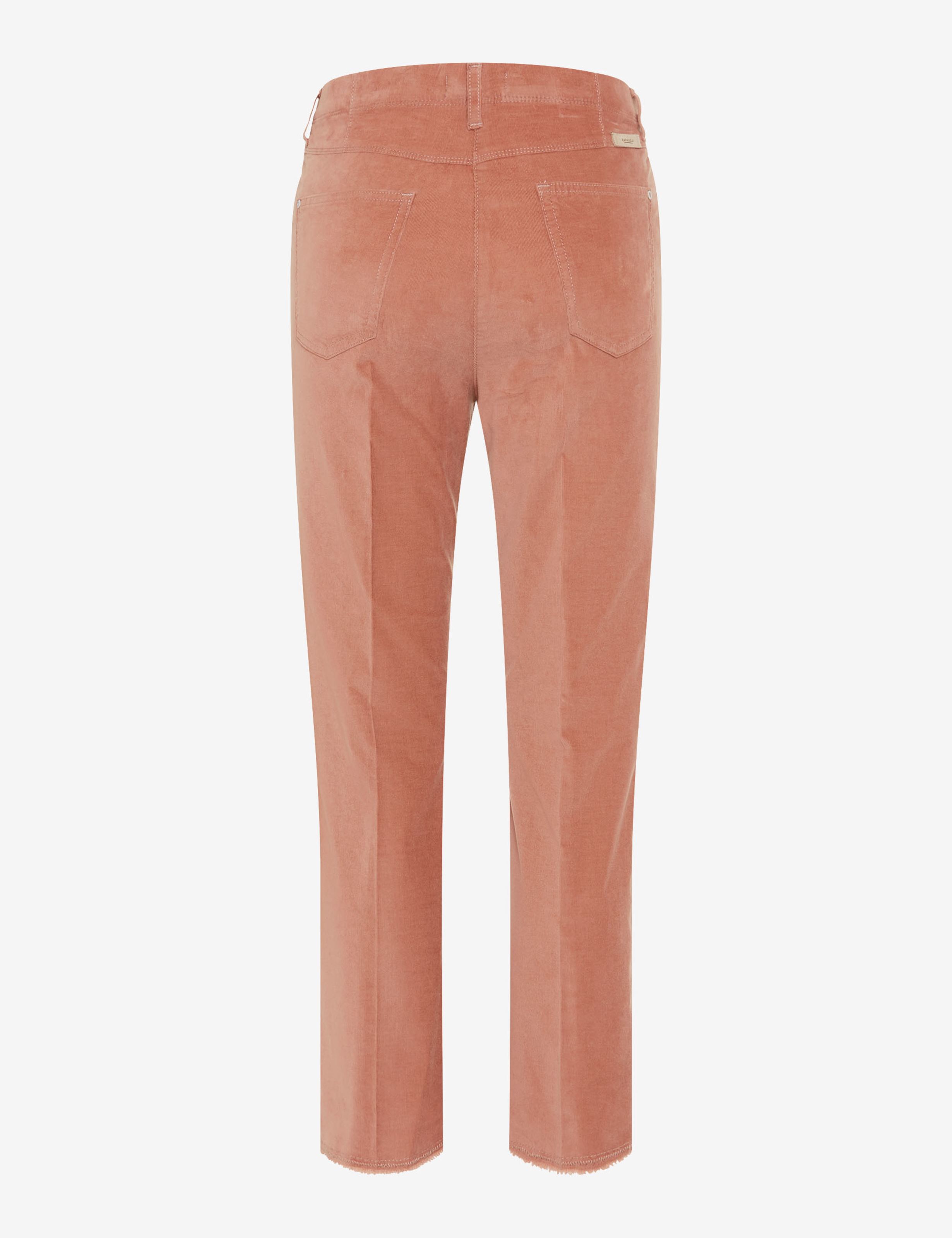 Femme Style LAURA KICK 6/8 Rouge Clair Super Slim Fit Détourage arrière