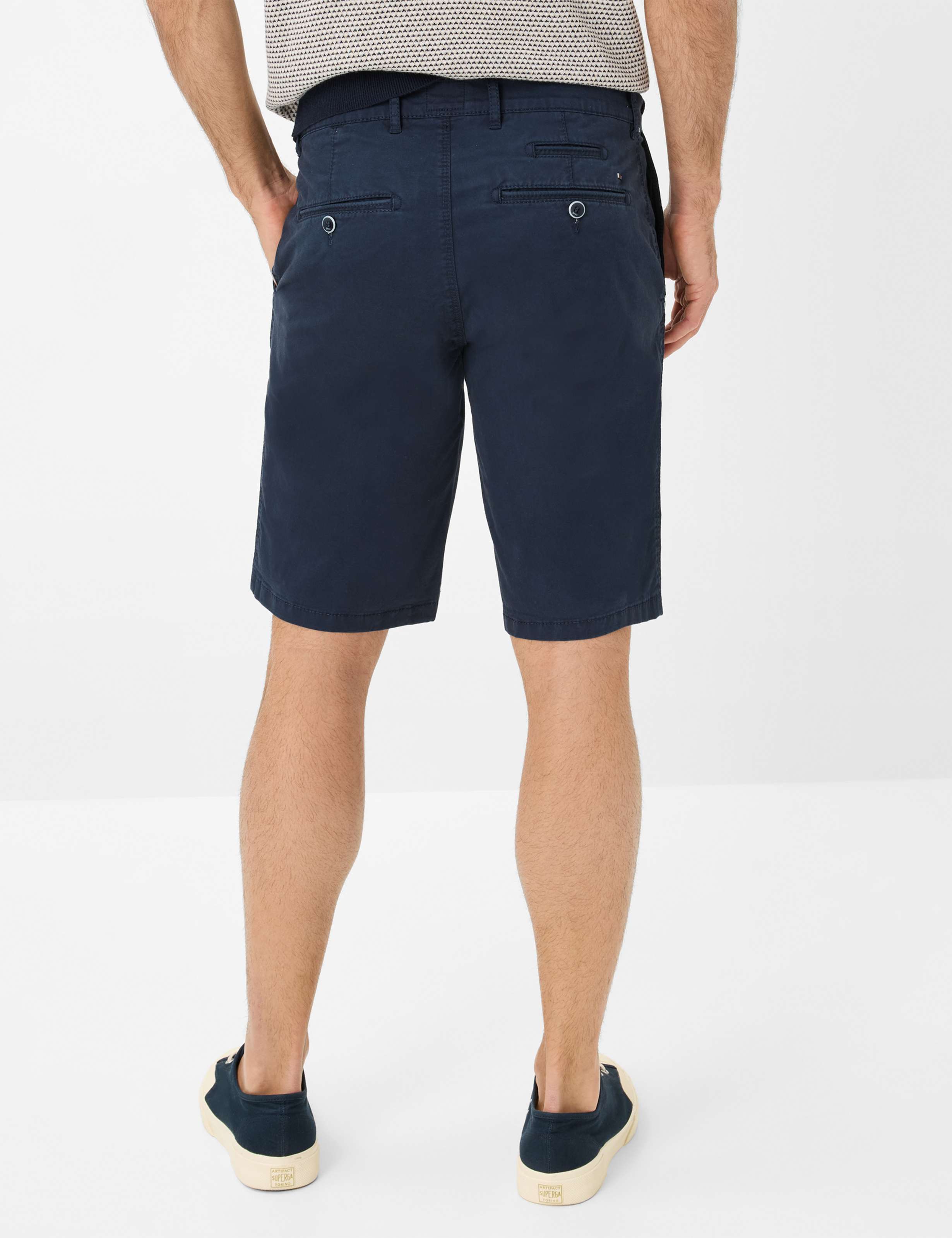 Men Style BARI Dark Blue Regular Fit Model back