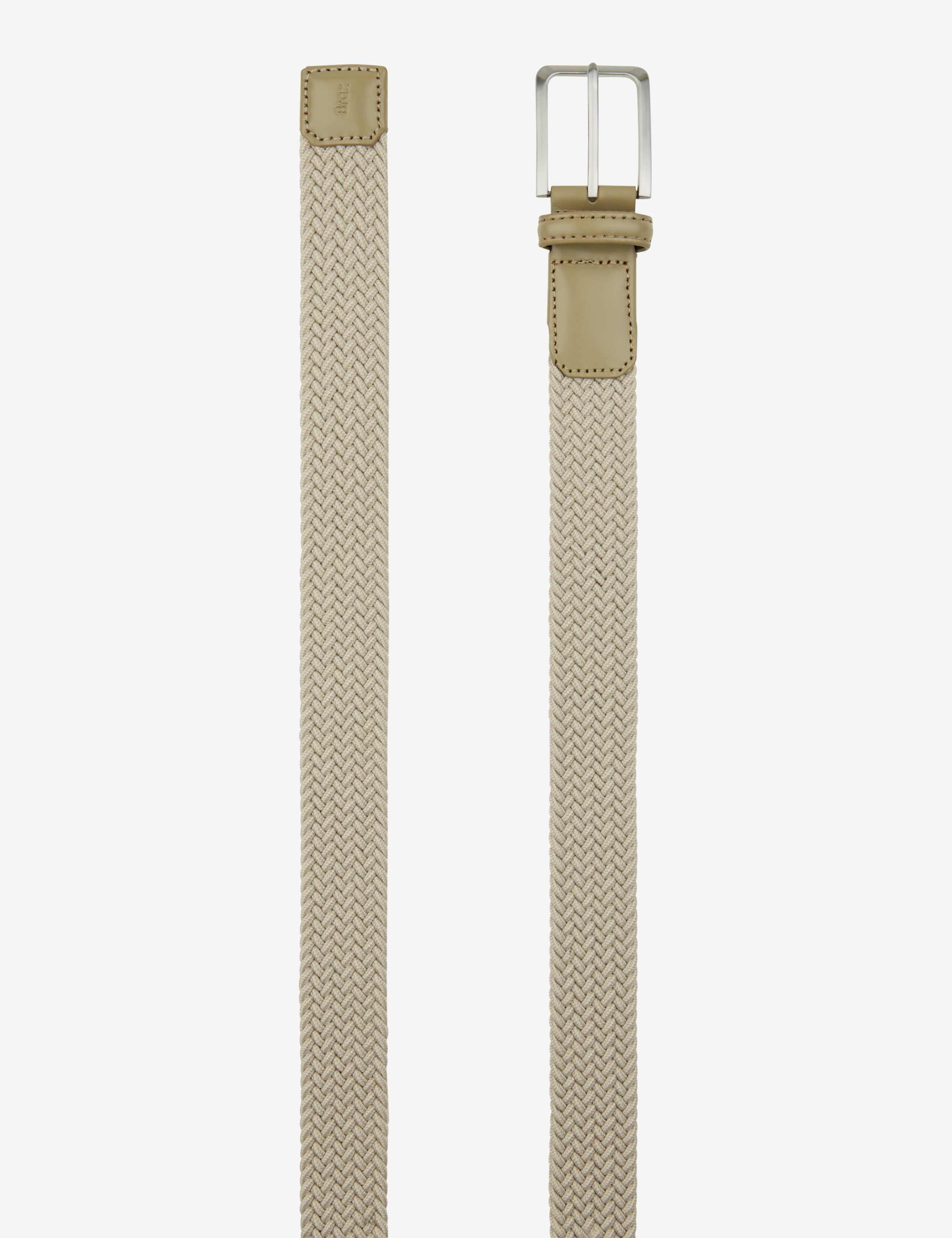 Herre Style MÆNDS BÆLTE Lysbeige  Detalje 2