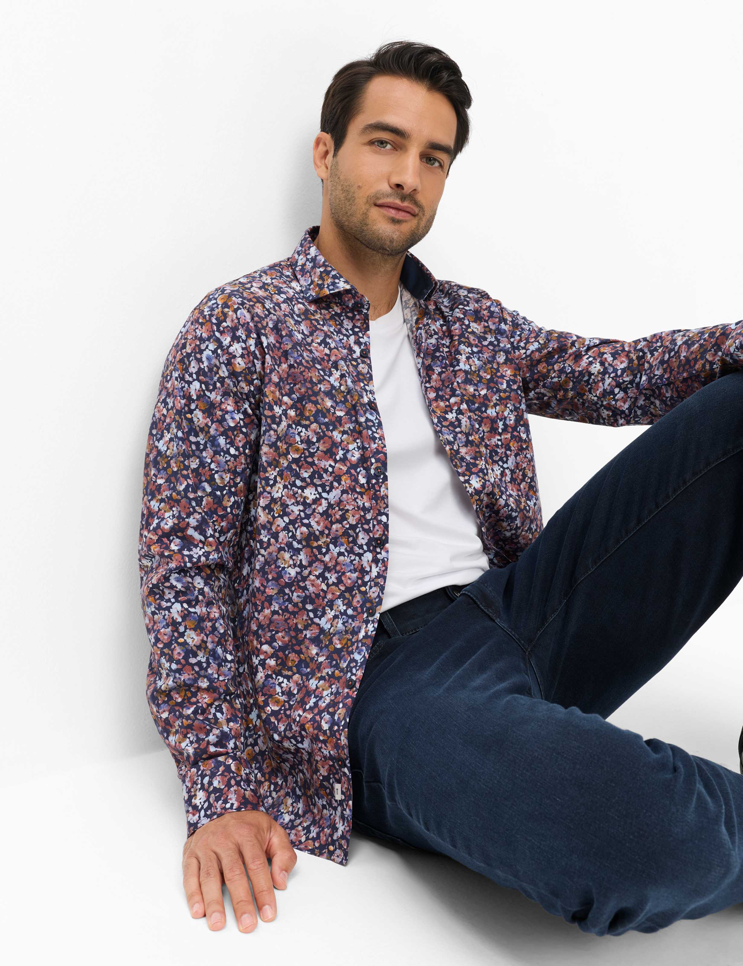 Homme Style HAROLD Bleu Foncé  Détail 1