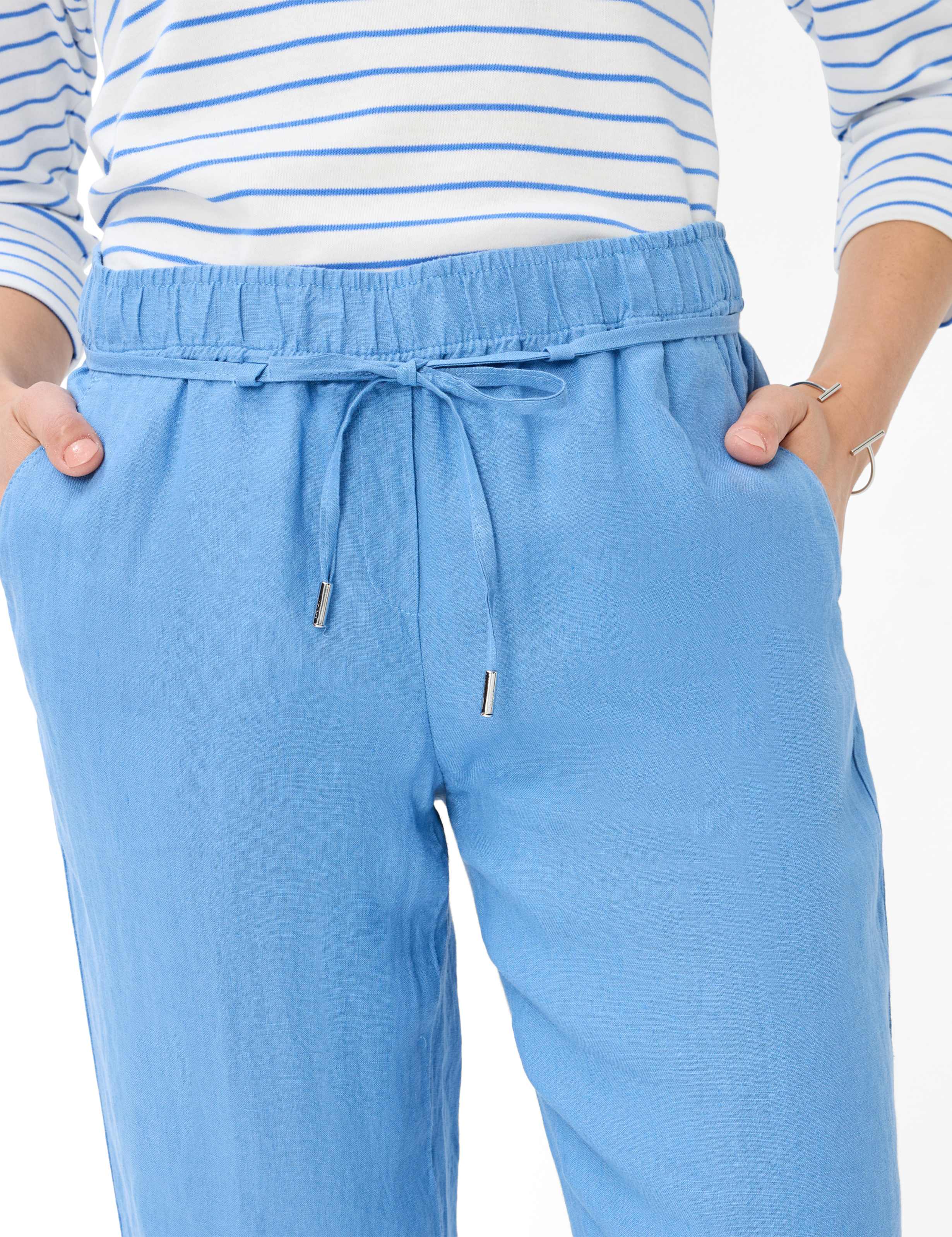 Damen Style FARINA Blau Wide Leg Detail 2