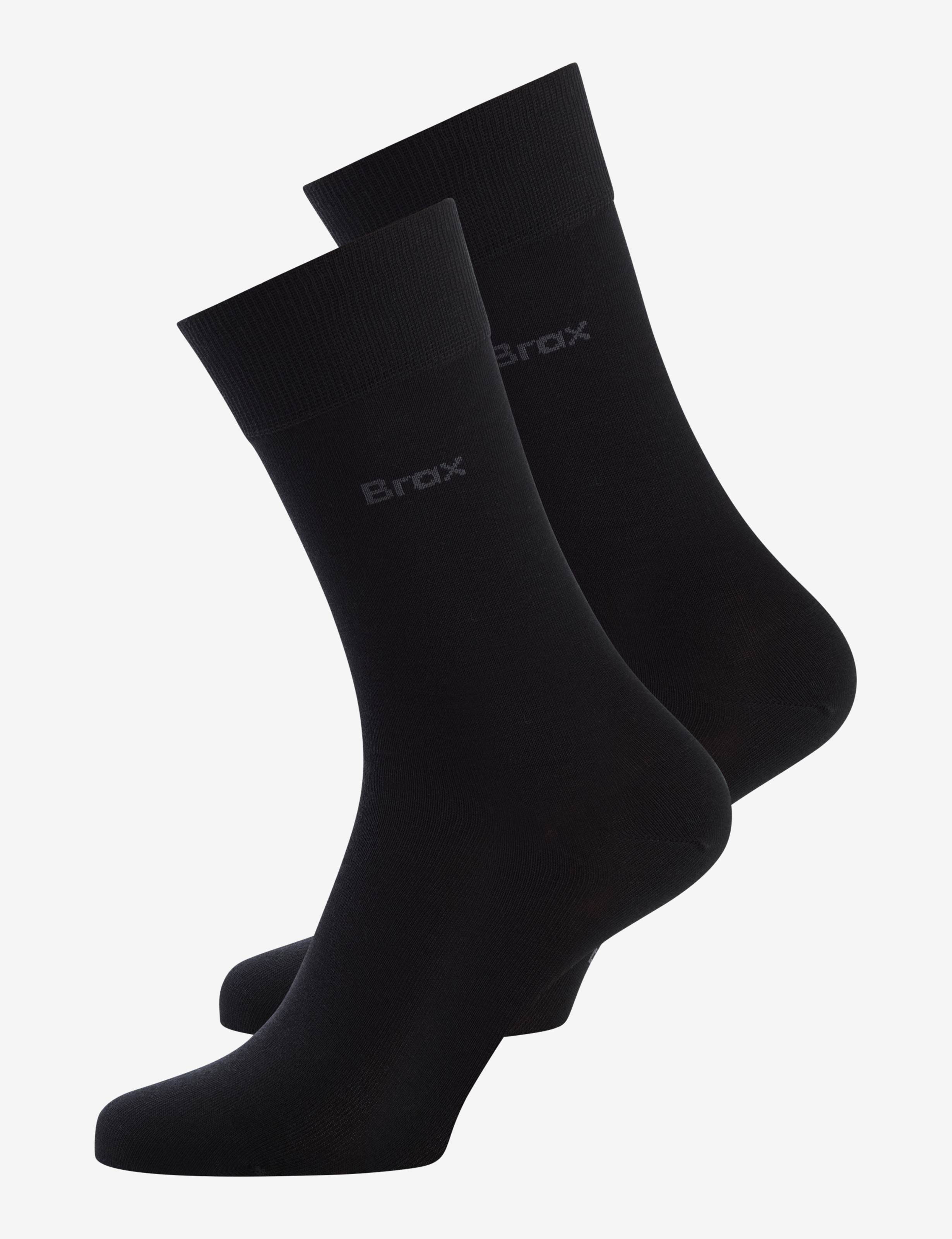 Black, Men, Style PACK OF 2 MEN'S SOCKS, FREISTELLER_FRONT_ISHOP