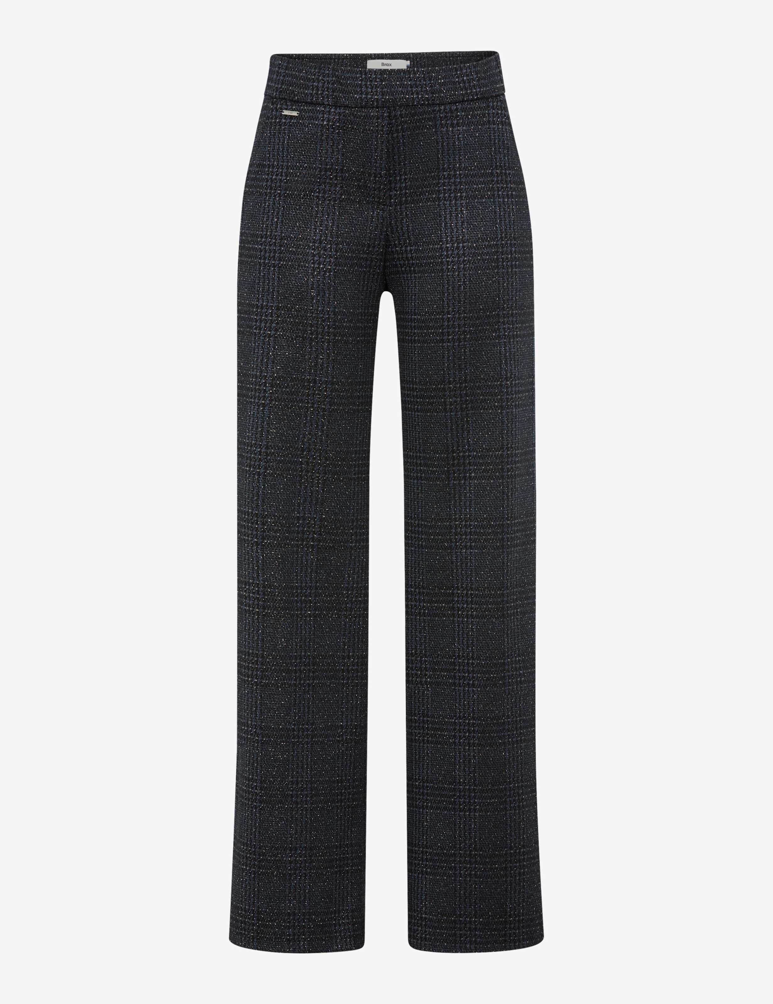 Femme Style MAINE Bleu Foncé Wide Leg Détourage avant