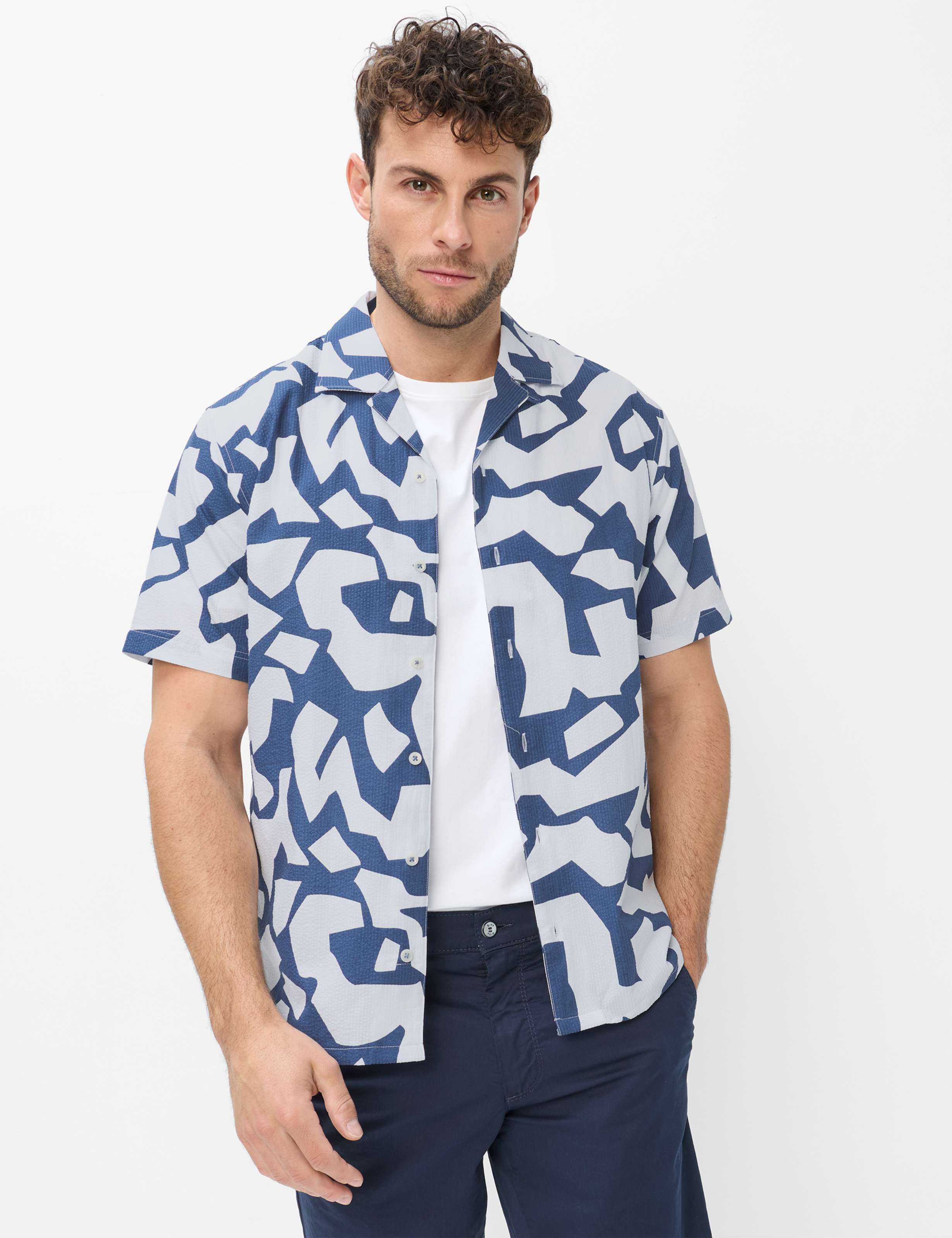 Tons bleus, Homme, Style LEO, MODEL_FRONT_ISHOP