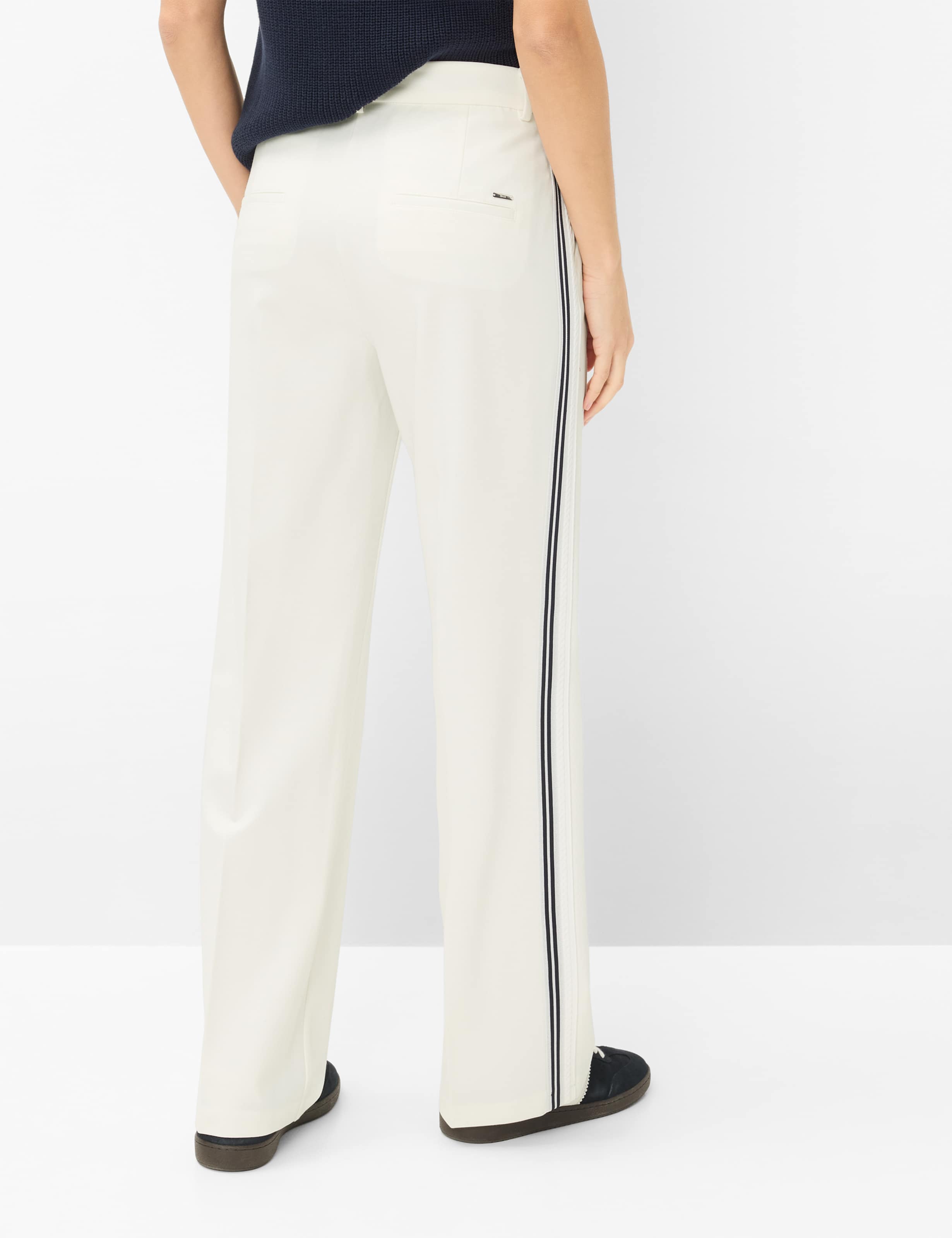 Thumbnail - Brax Damen Palazzohose Style MAINE OFFWHITE, cremeweiß, Gr. 40L