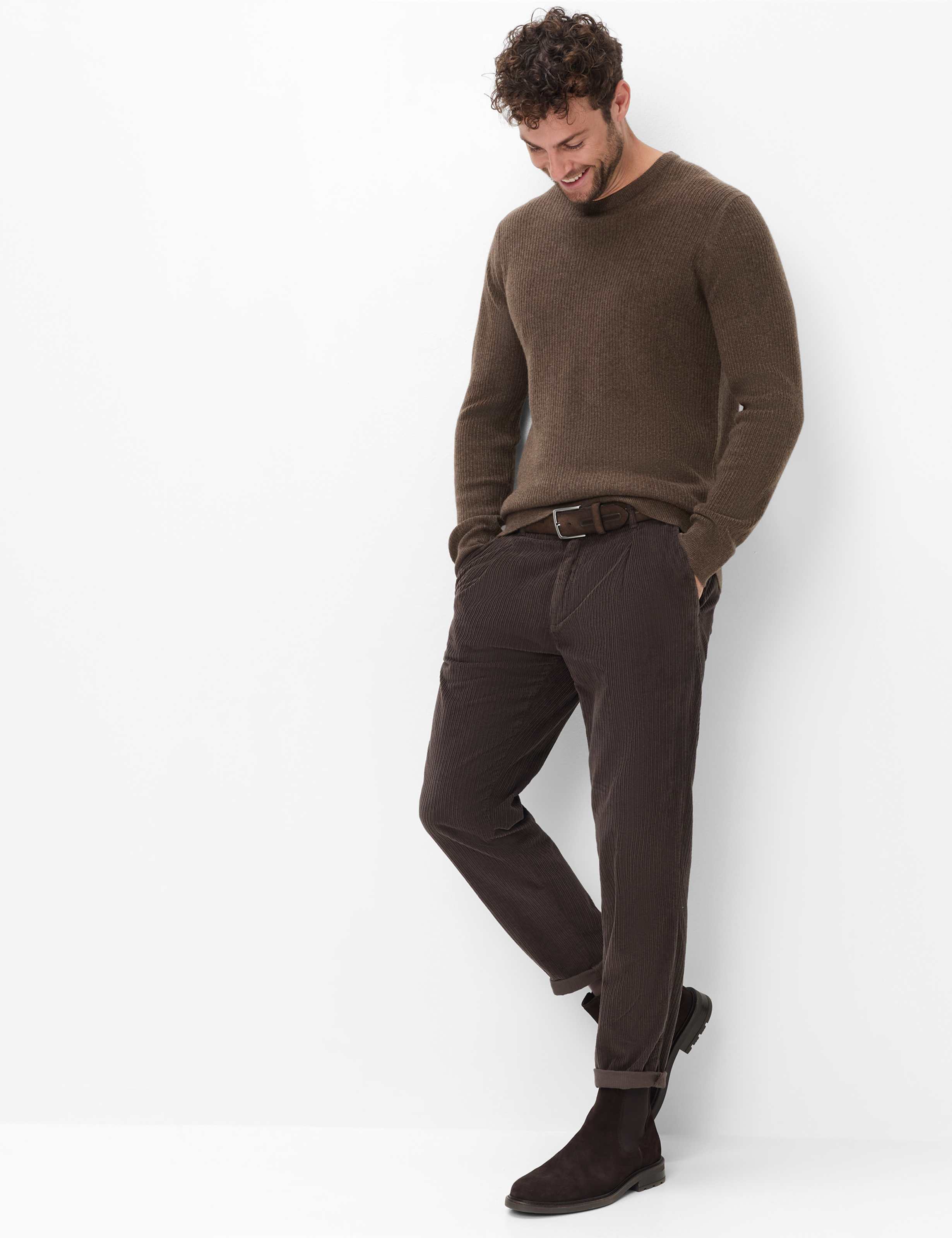 Homme Style RICK Marron Foncé  Tenue du mannequin