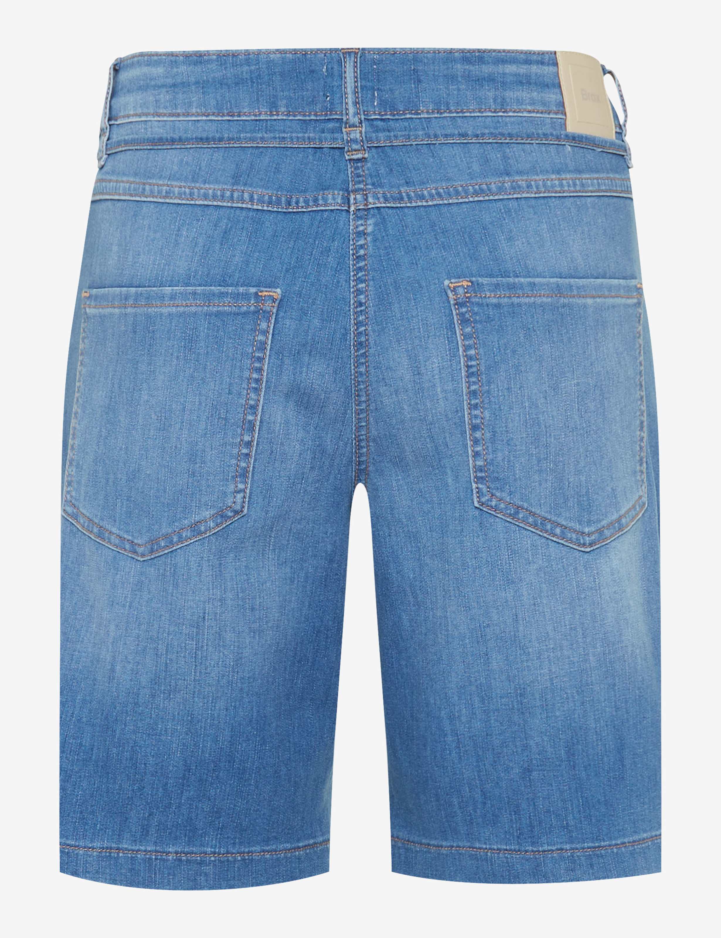 Women Style MAINE B Denim Blue Wide Leg Stand-alone rear view