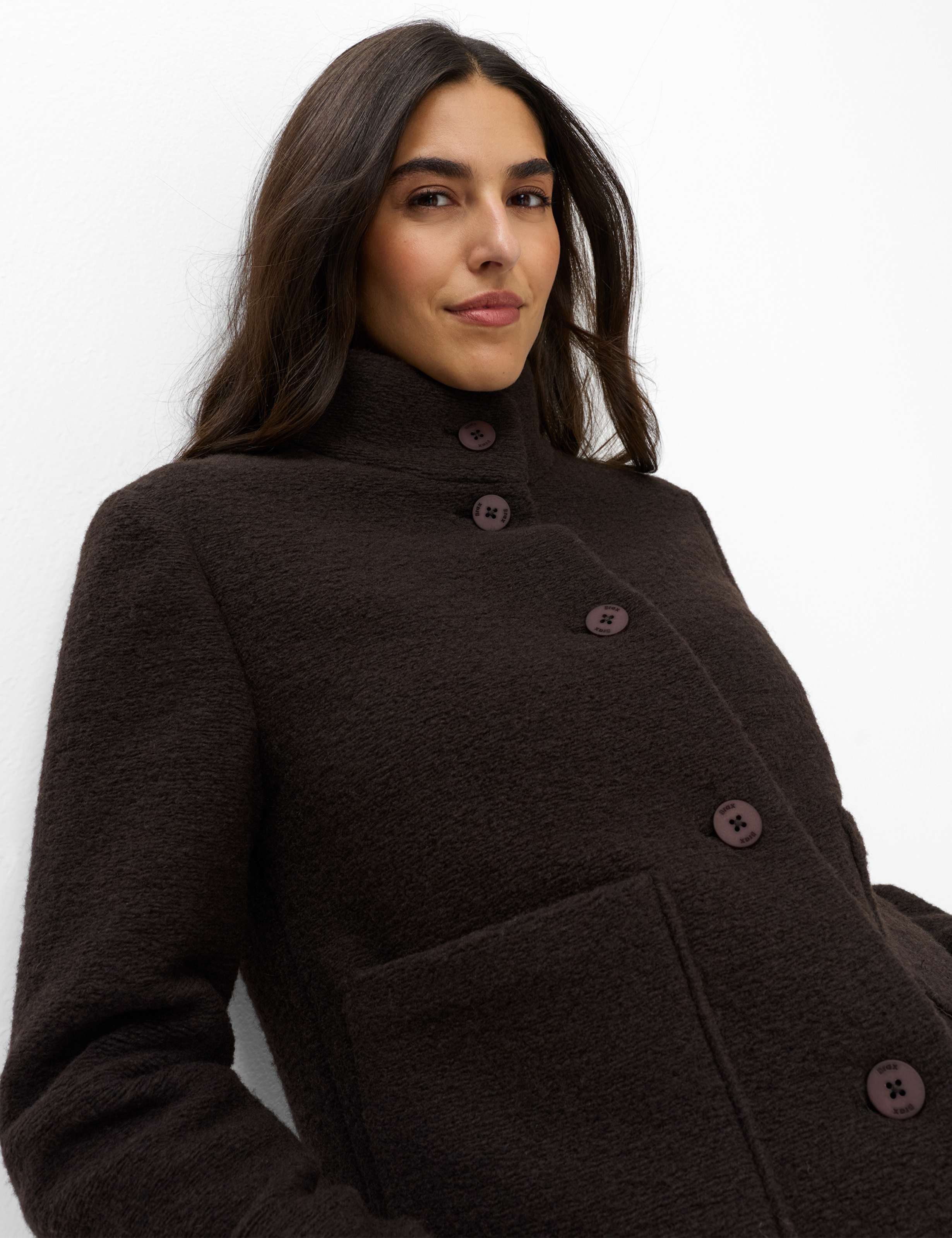 Femme Style POLLY Marron Foncé  Détail 1