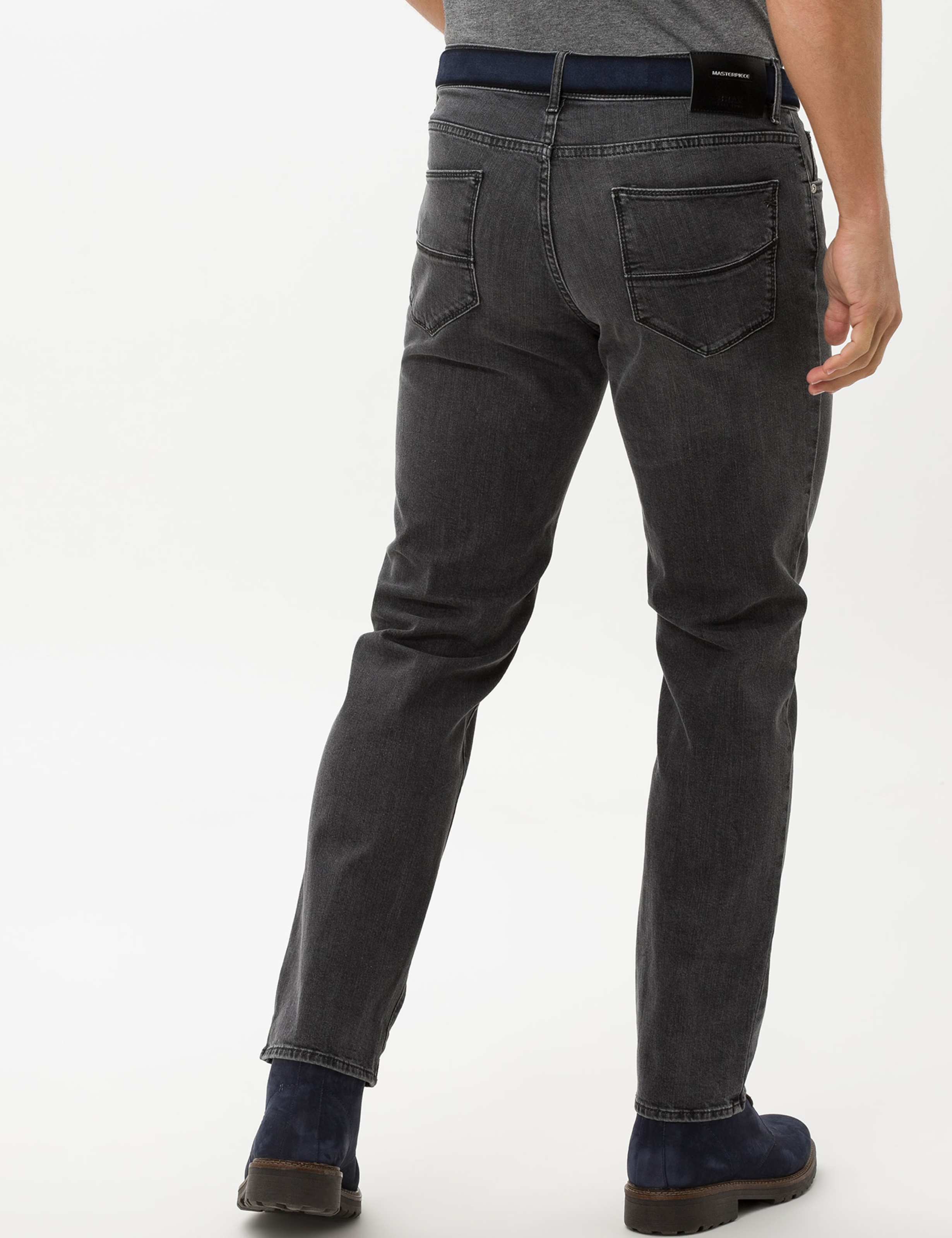 Men Style CADIZ Denim Medium Gray Straight Fit Model back