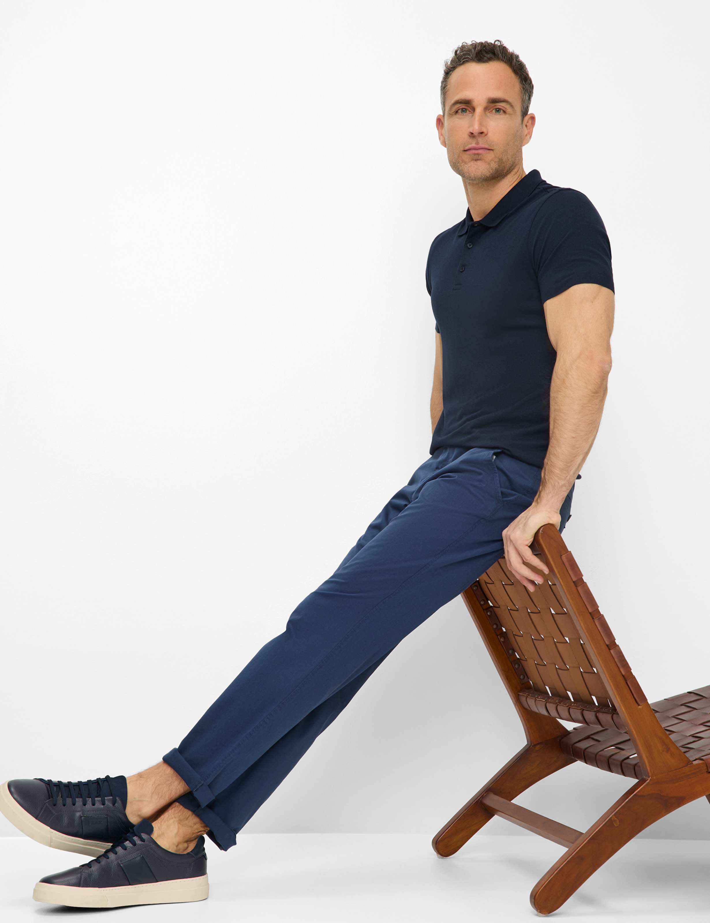 Herren Style JIM Blau Regular Fit Detail 1
