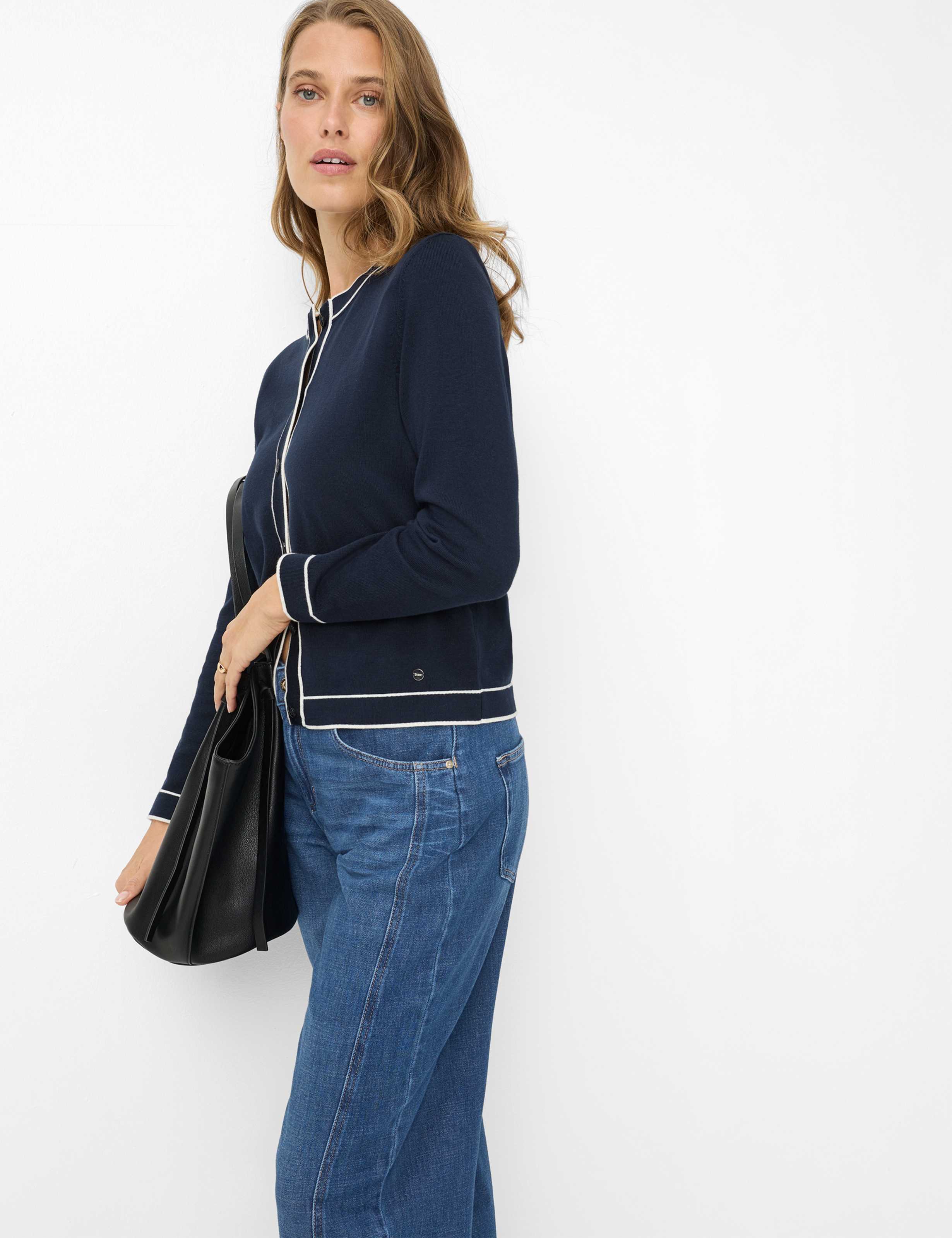 Femme Style MEGAN S Denim Bleu Relaxed Fit Détail 1