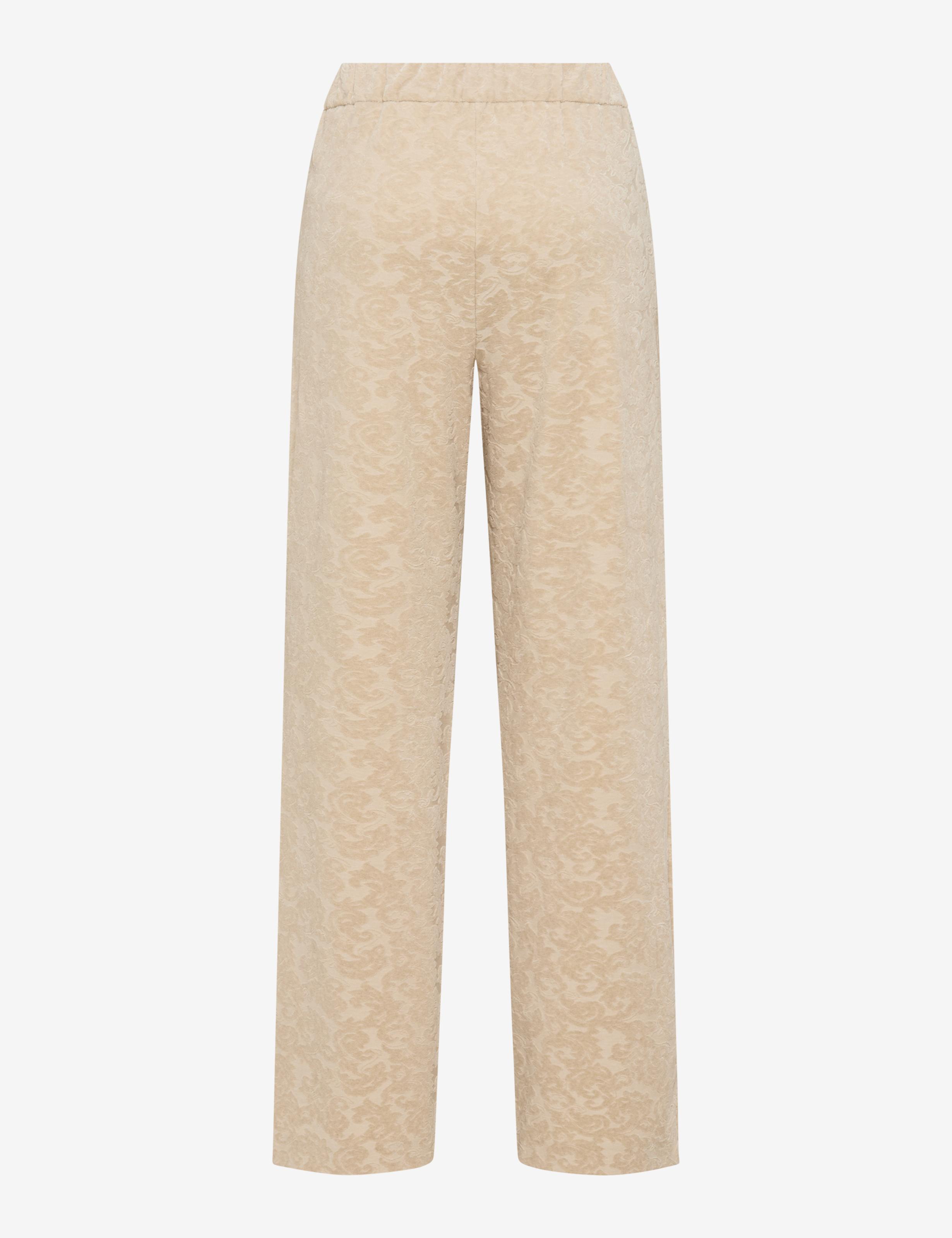 Femme Style MAINE Beige Clair Wide Leg Détourage arrière