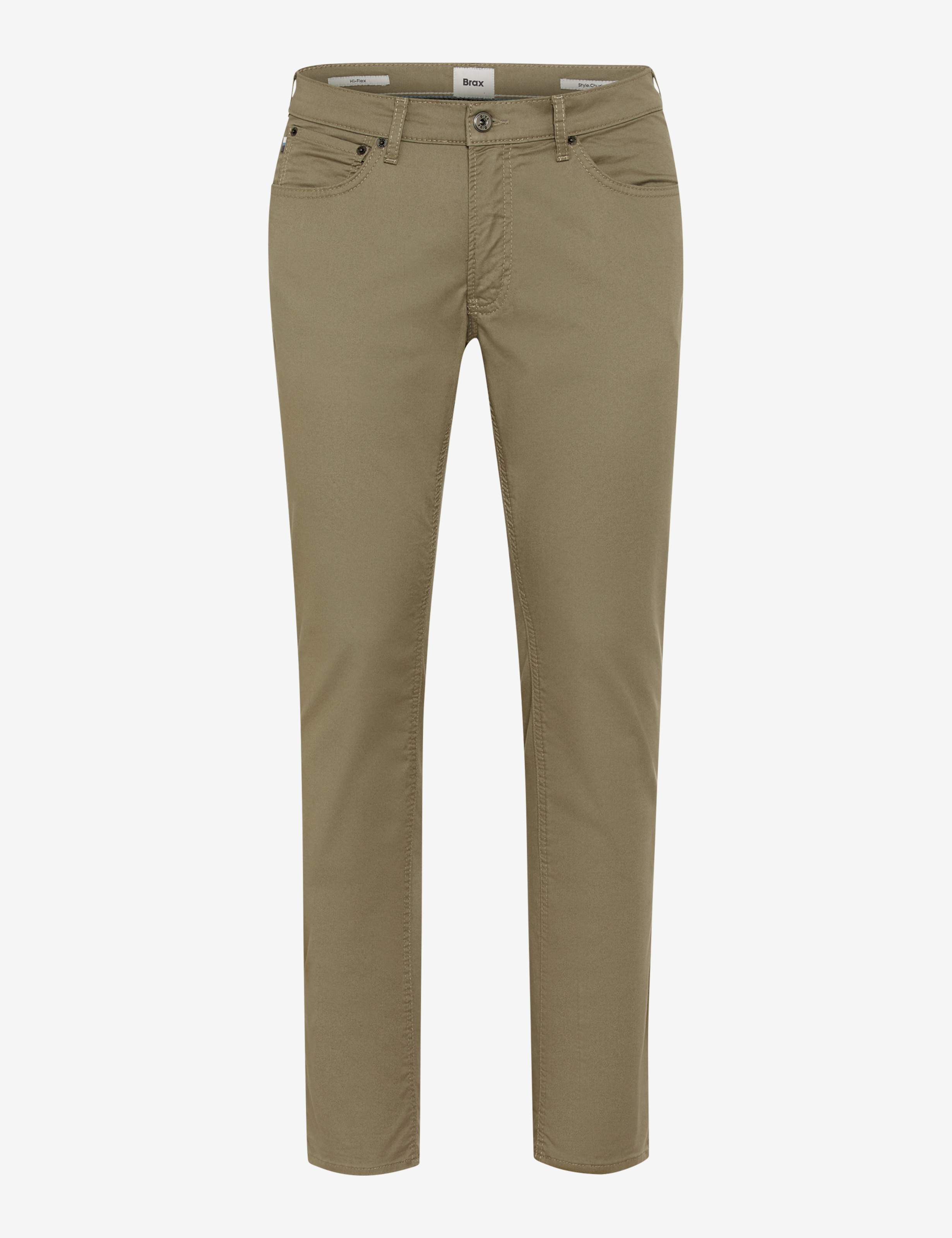 Men Style CHUCK Green - Khaki Modern Fit Stand-alone front view