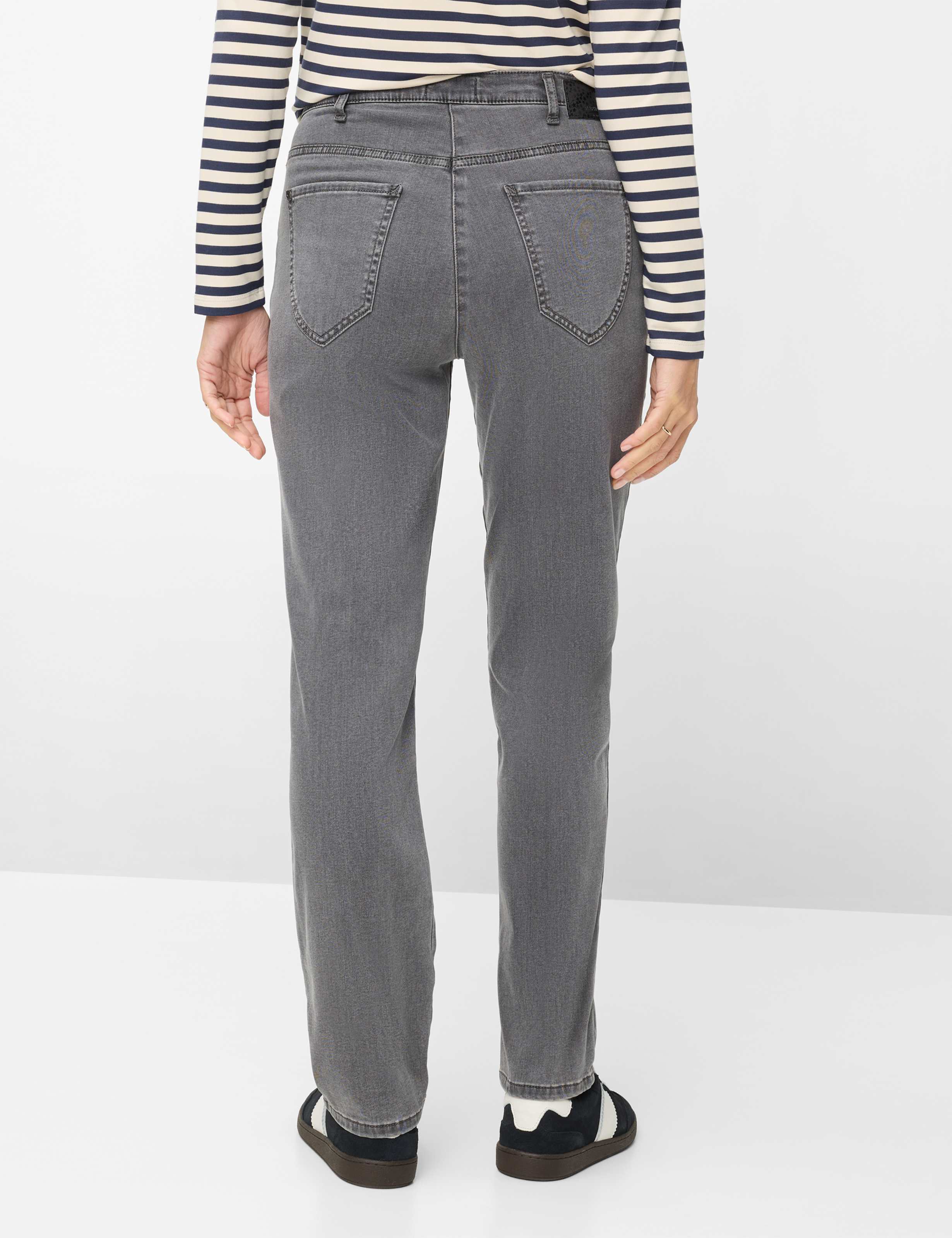 Thumbnail - Raphaela by Brax Damen Five-Pocket-Hose Style CORRY GREY, grau, Gr. 48K