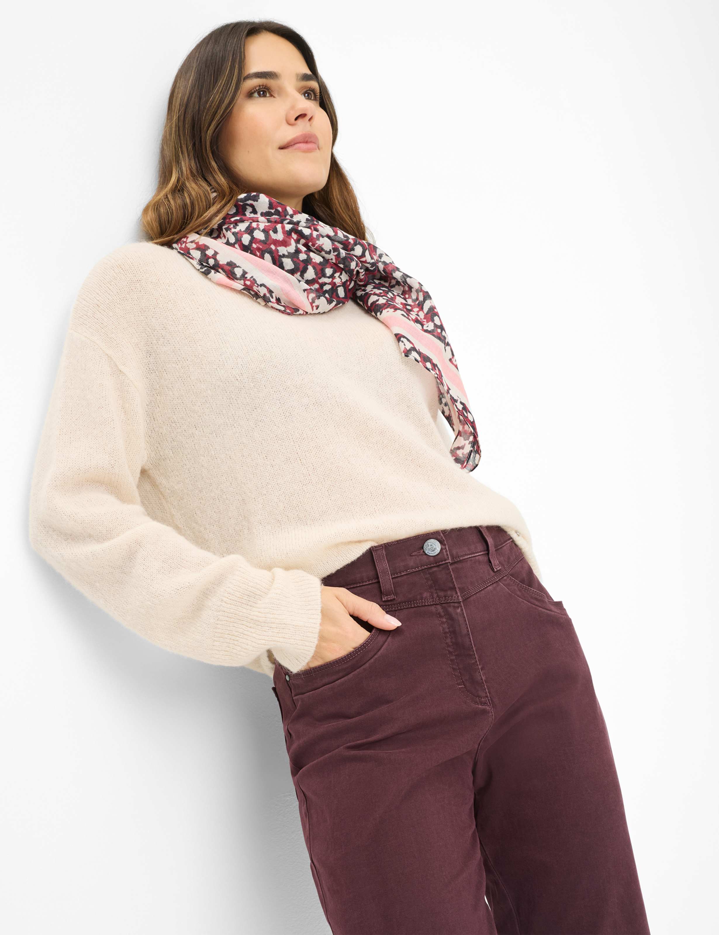 Dames Style CAREN NEW Donkerrood Comfort Plus Fit Detail 1