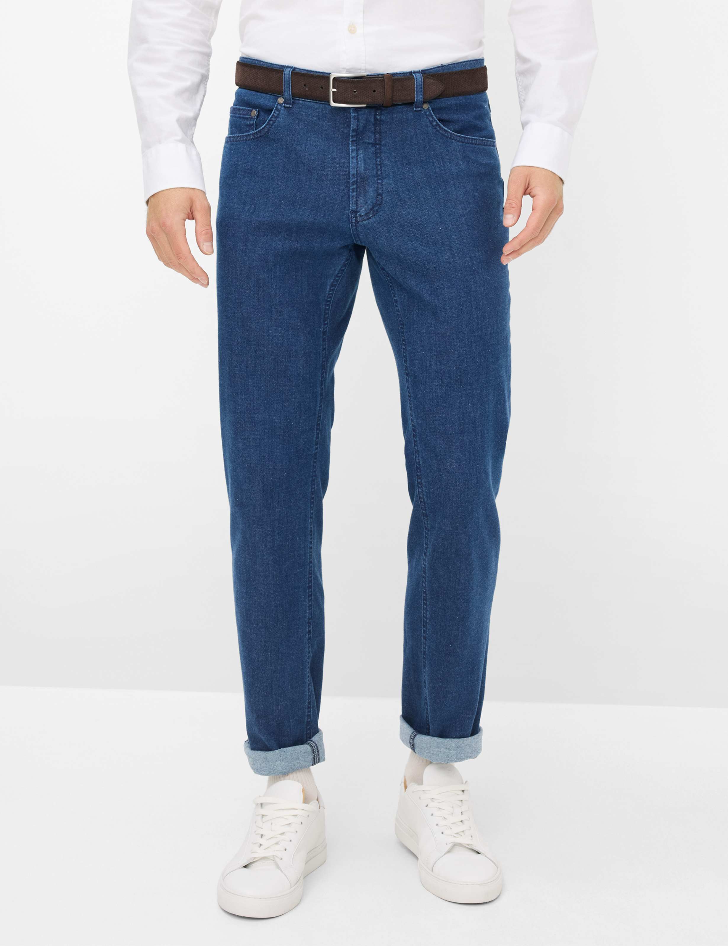 Thumbnail - Eurex by Brax Herren Five-Pocket-Hose Style CARLOS, denim blau, Gr. 32/30