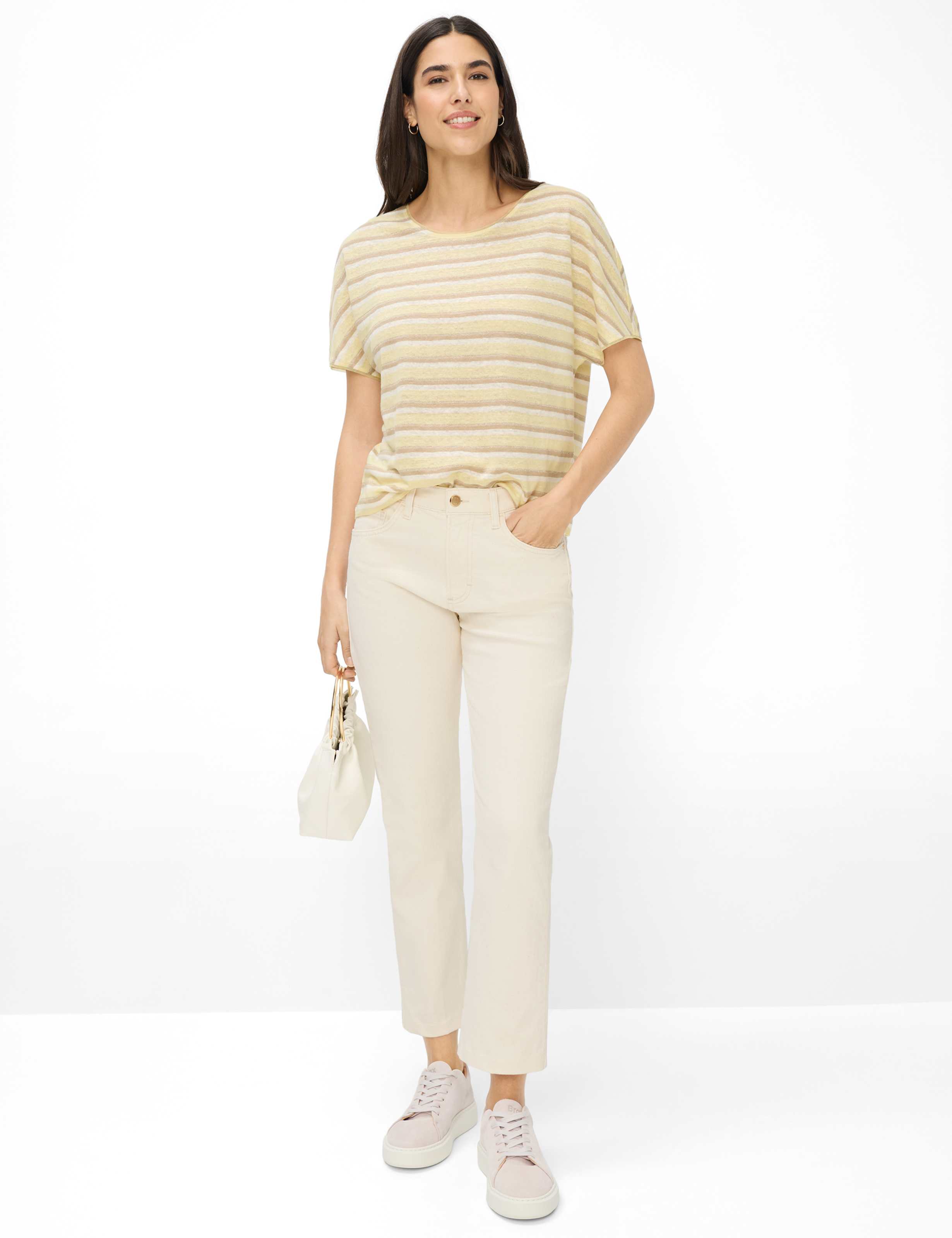 Dames Style CAELEN S Lichtgeel  Model outfit