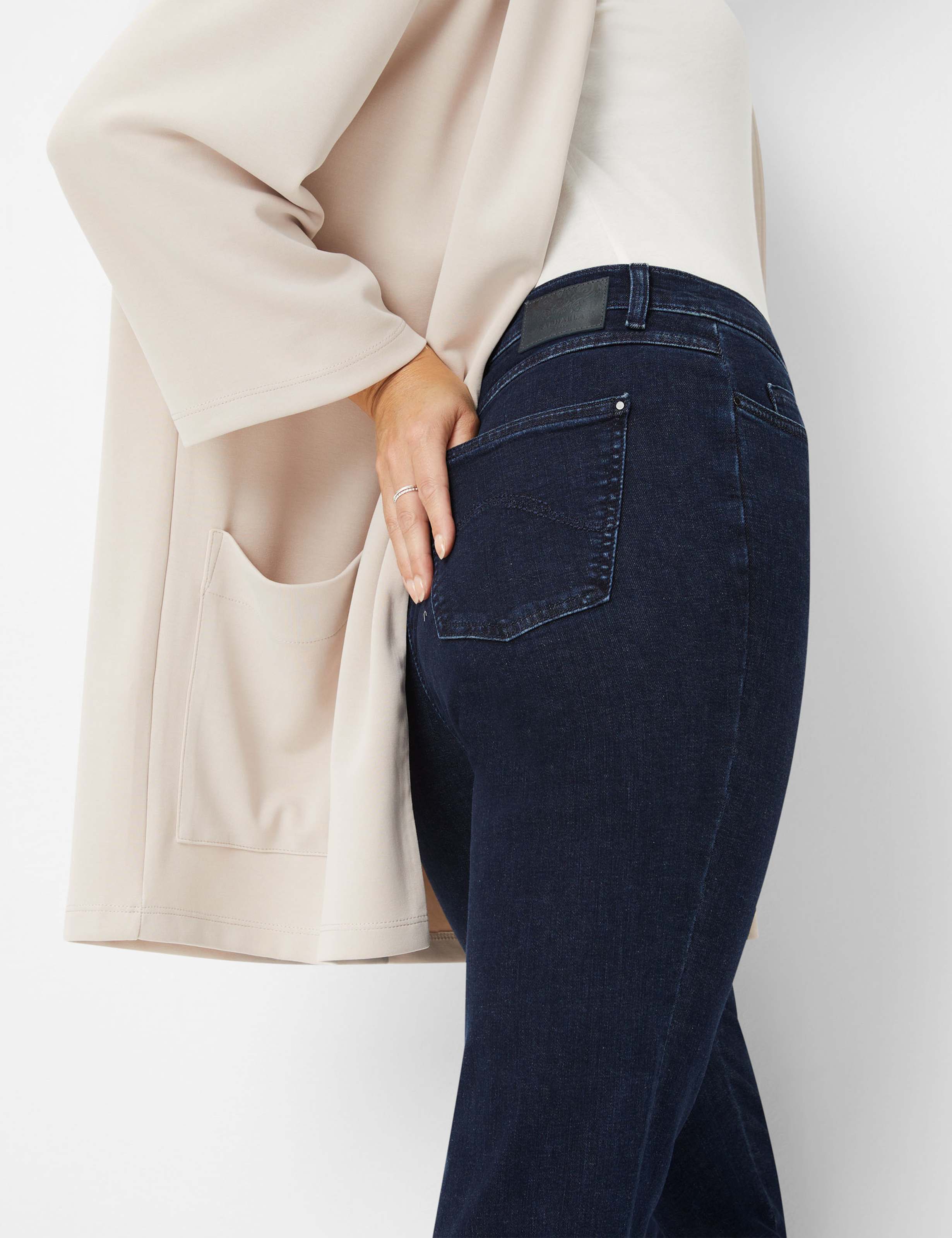 Damen Style PATTI STRAIGHT Denim Dunkelblau Slim Fit Detail 2