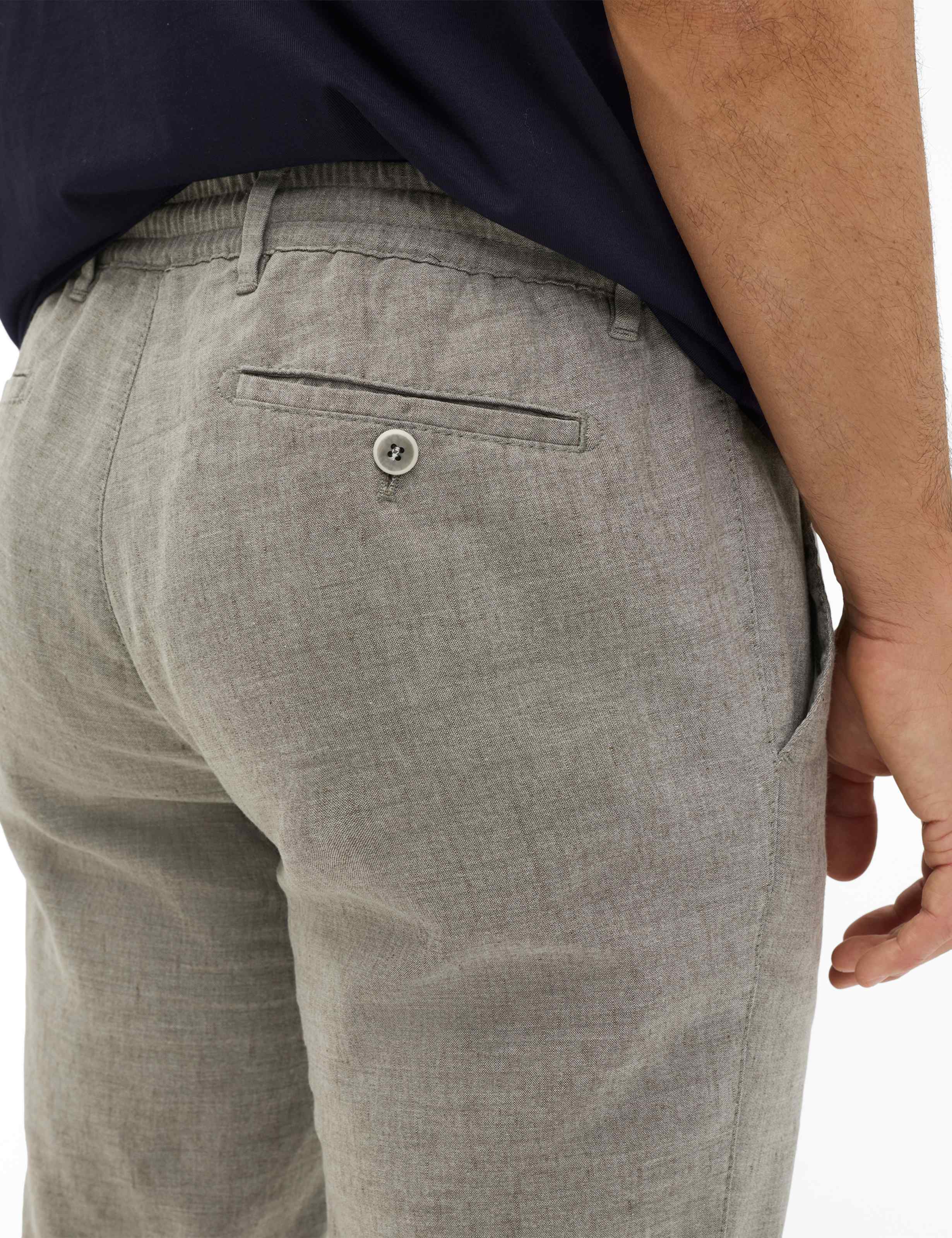 Men Style TILL Green - Khaki Regular Fit Detail 2