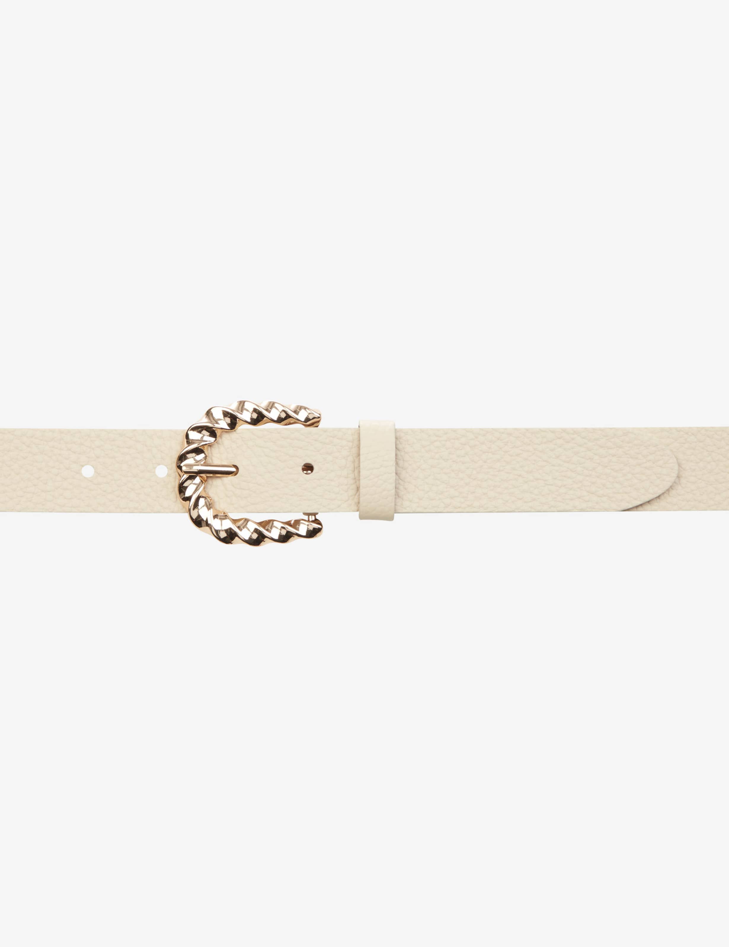 Dame Style KVINDERS BÆLTE Lysbeige  Udskæring bagpå
