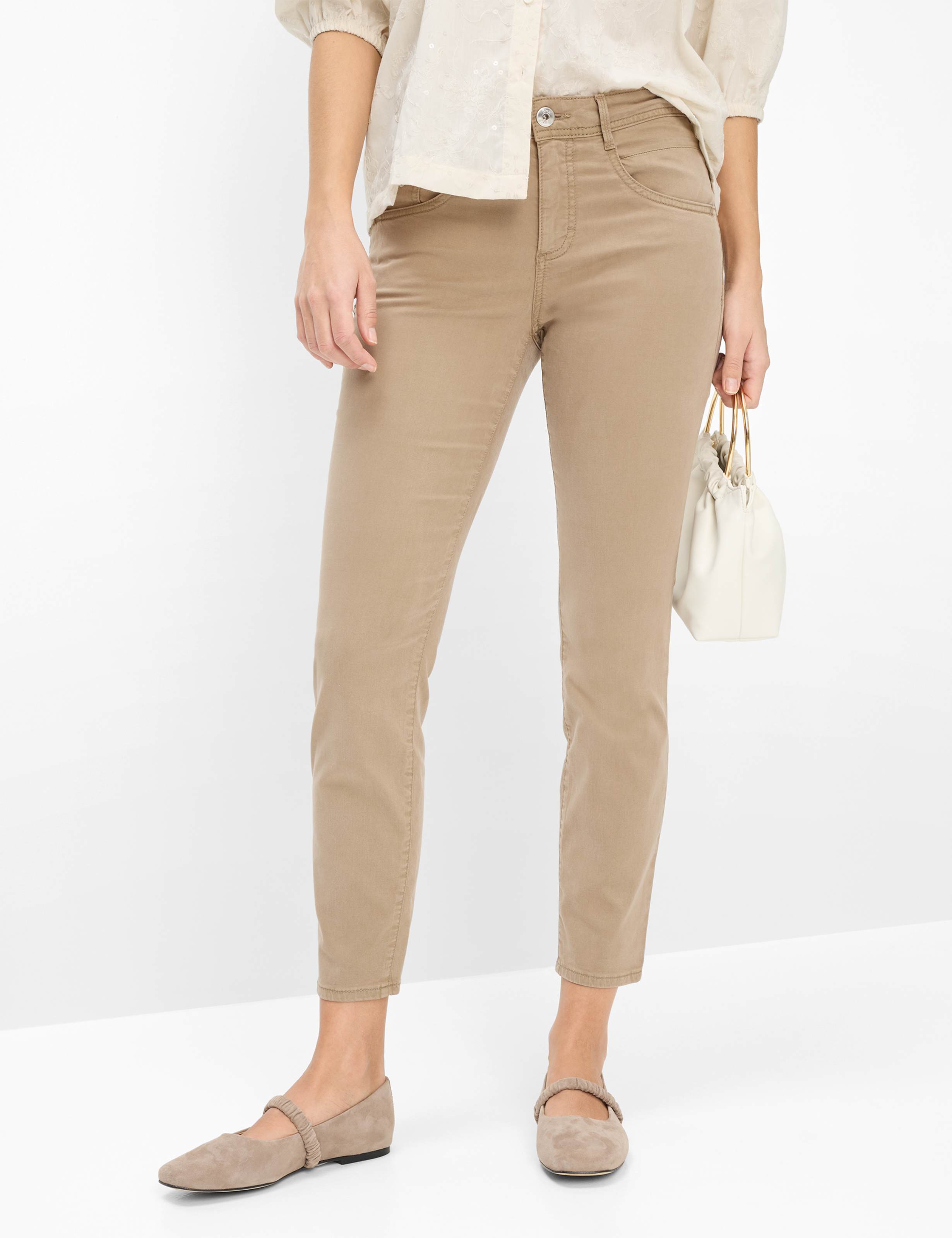 Thumbnail - Brax Damen Röhrenjeans Style SHAKIRA S MOCHA BROWN, denim dunkelbraun, Gr. 36