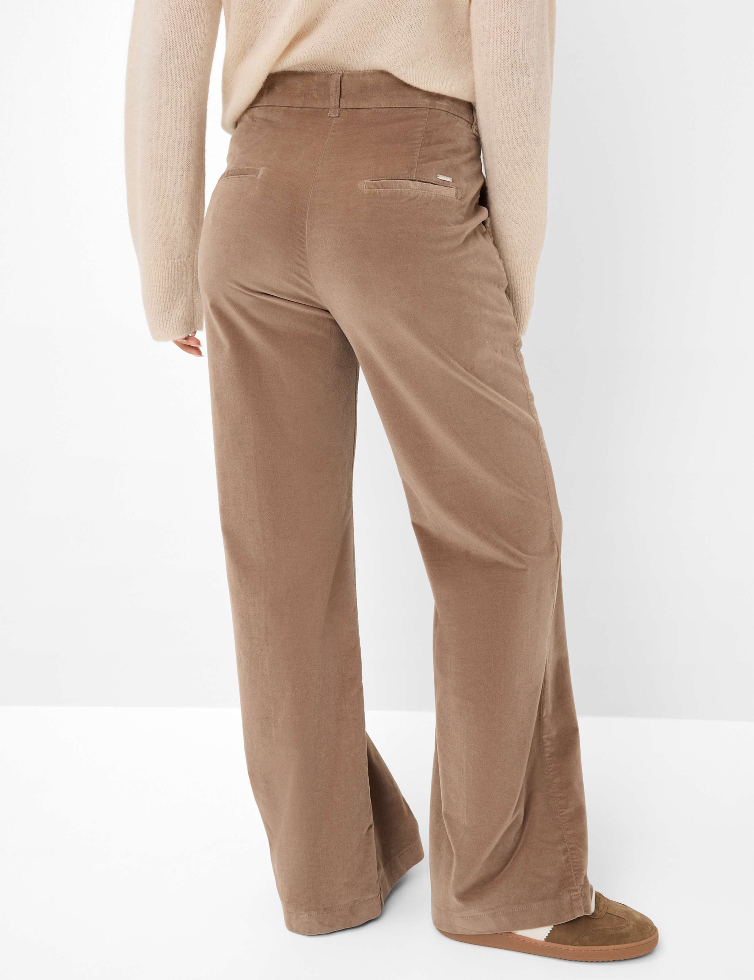 Thumbnail - Brax Damen Palazzohose Style MAINE LIGHT WALNUT, hellbraun, Gr. 42
