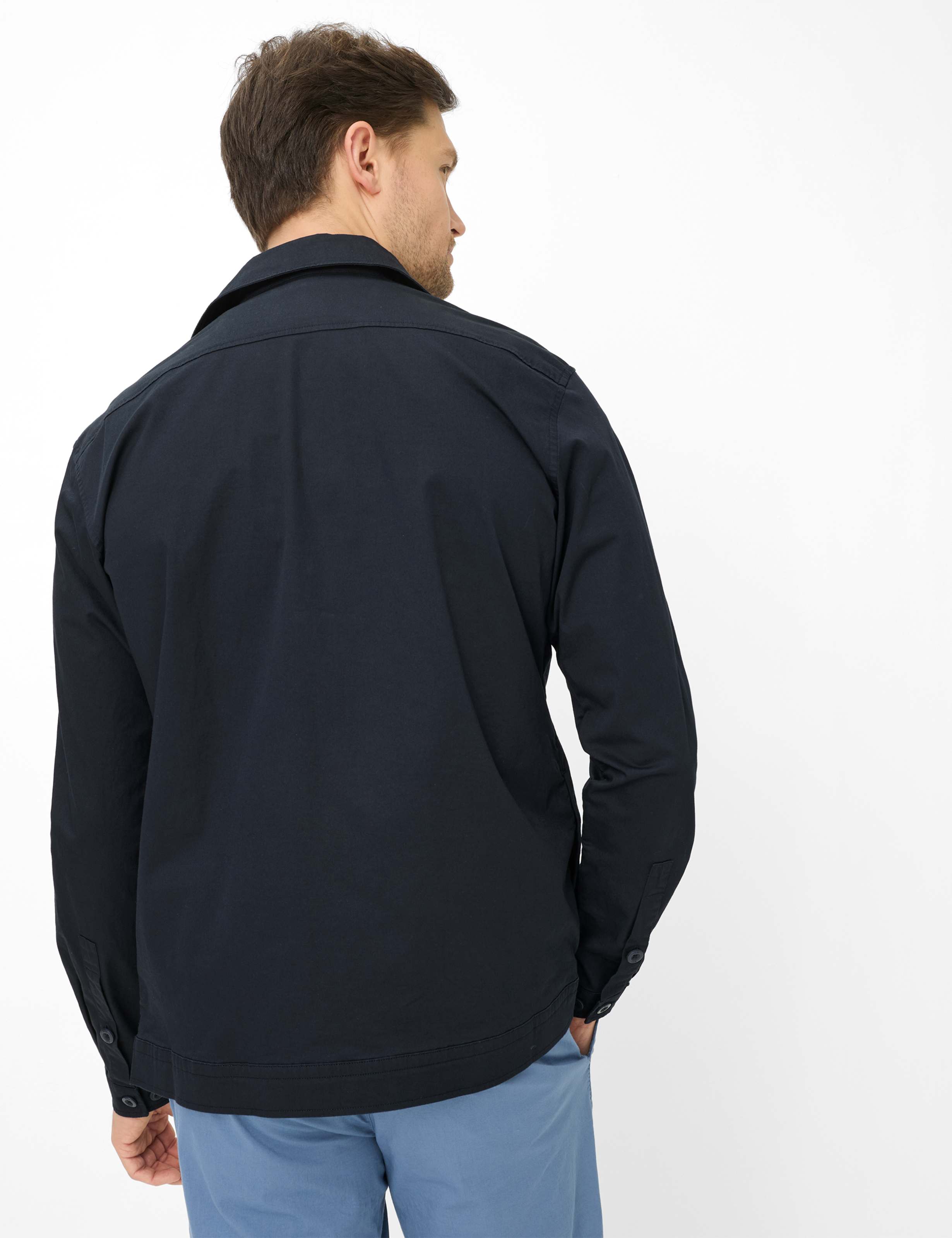 Thumbnail - Brax Herren Overshirt Style KAY navy, dunkelblau, Gr. M