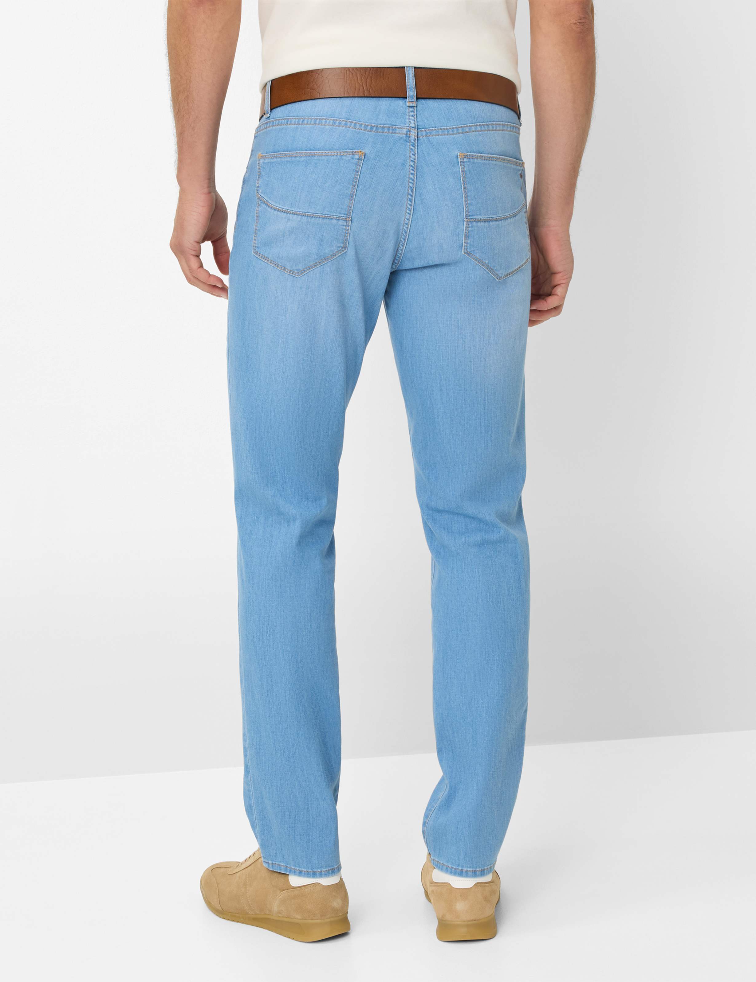 Men Style CADIZ Denim Light Blue Straight Fit Model back