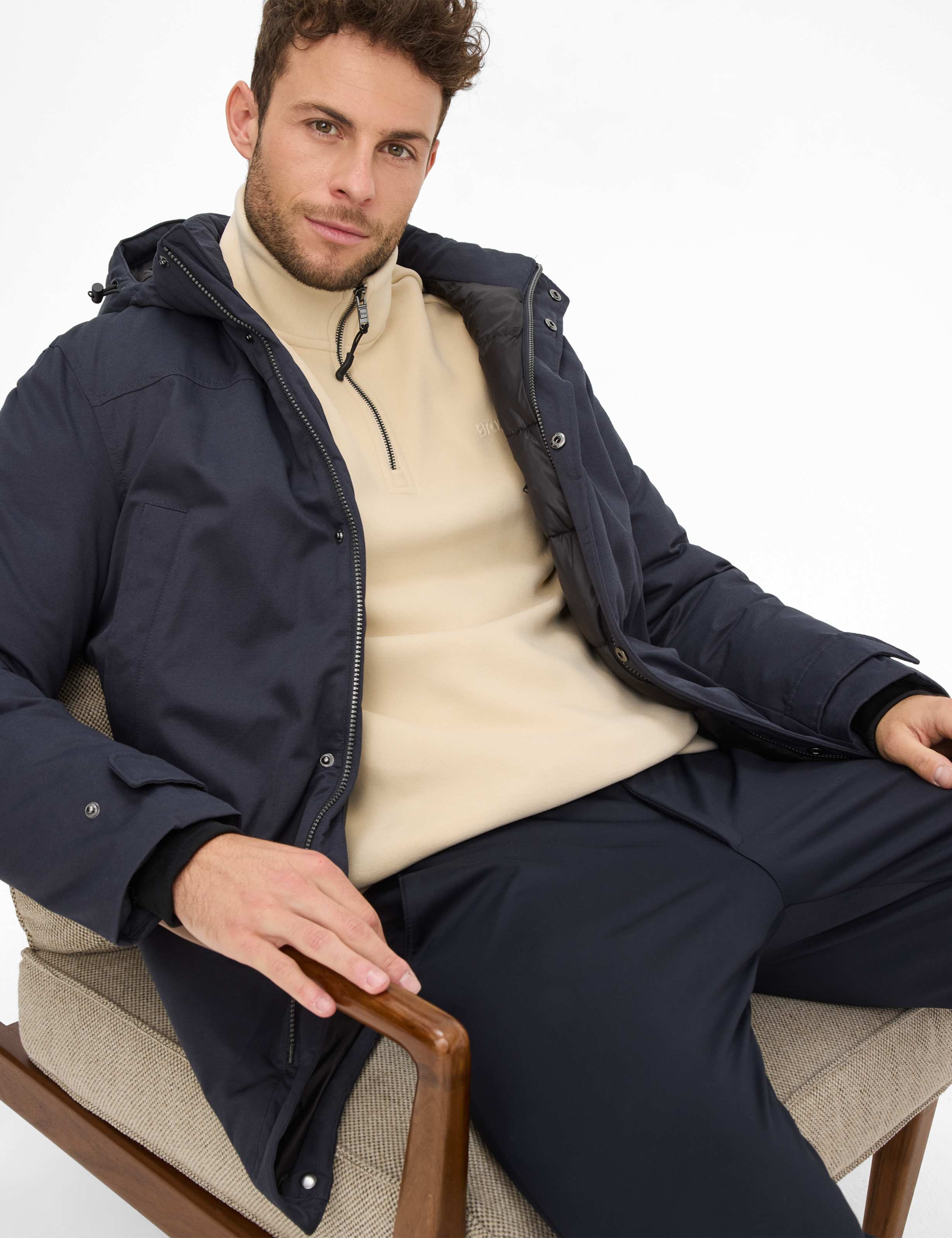 Homme Style SION Beige Clair  Détail 1