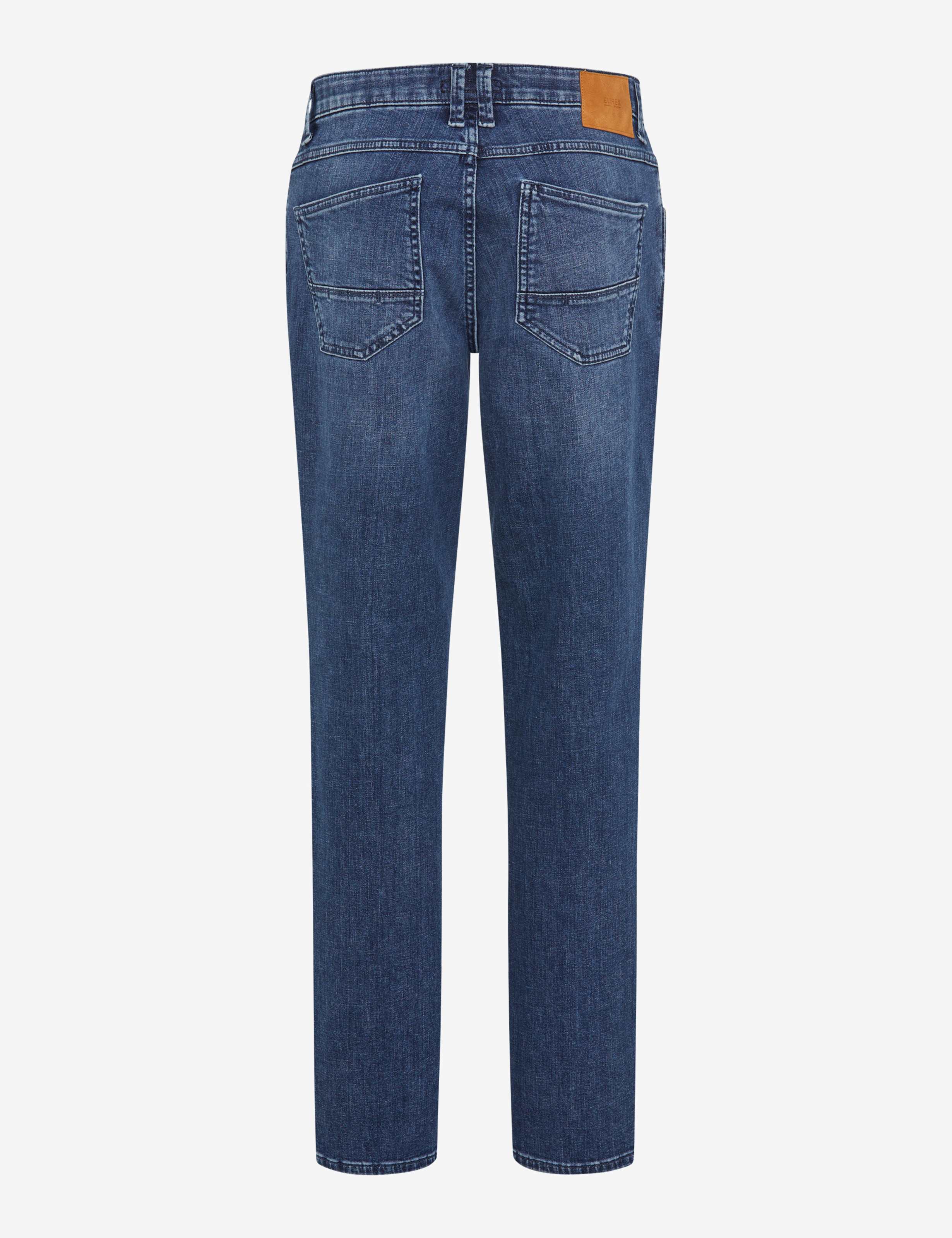 Men Style LUKE Denim Blue Modern Fit Stand-alone rear view