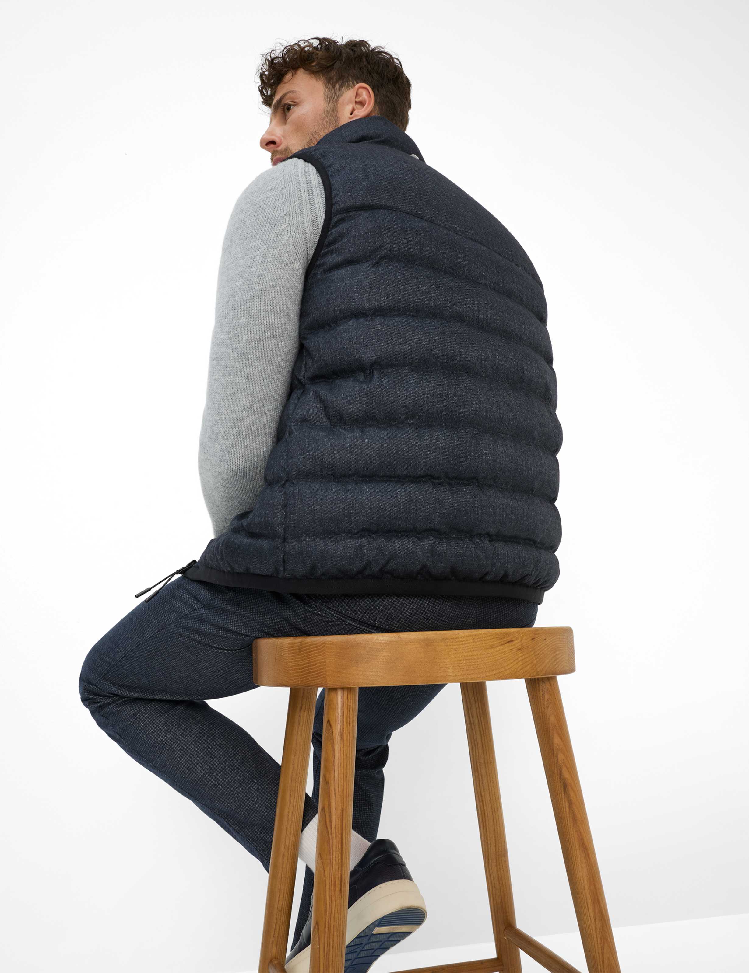 Men Style SERGIO Dark Blue  Detail 1