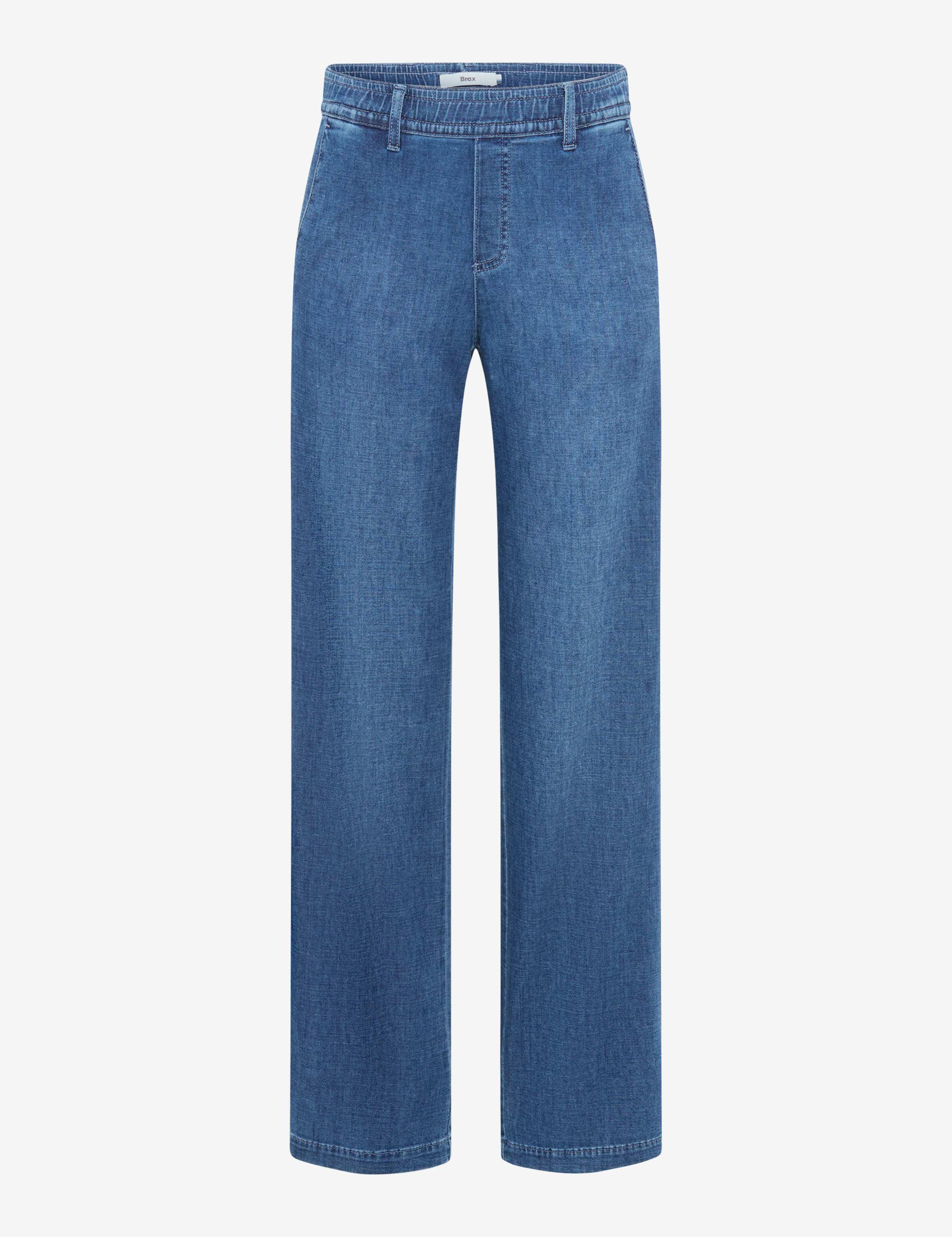 Femme Style MAINE Bleu Wide Leg Détourage avant