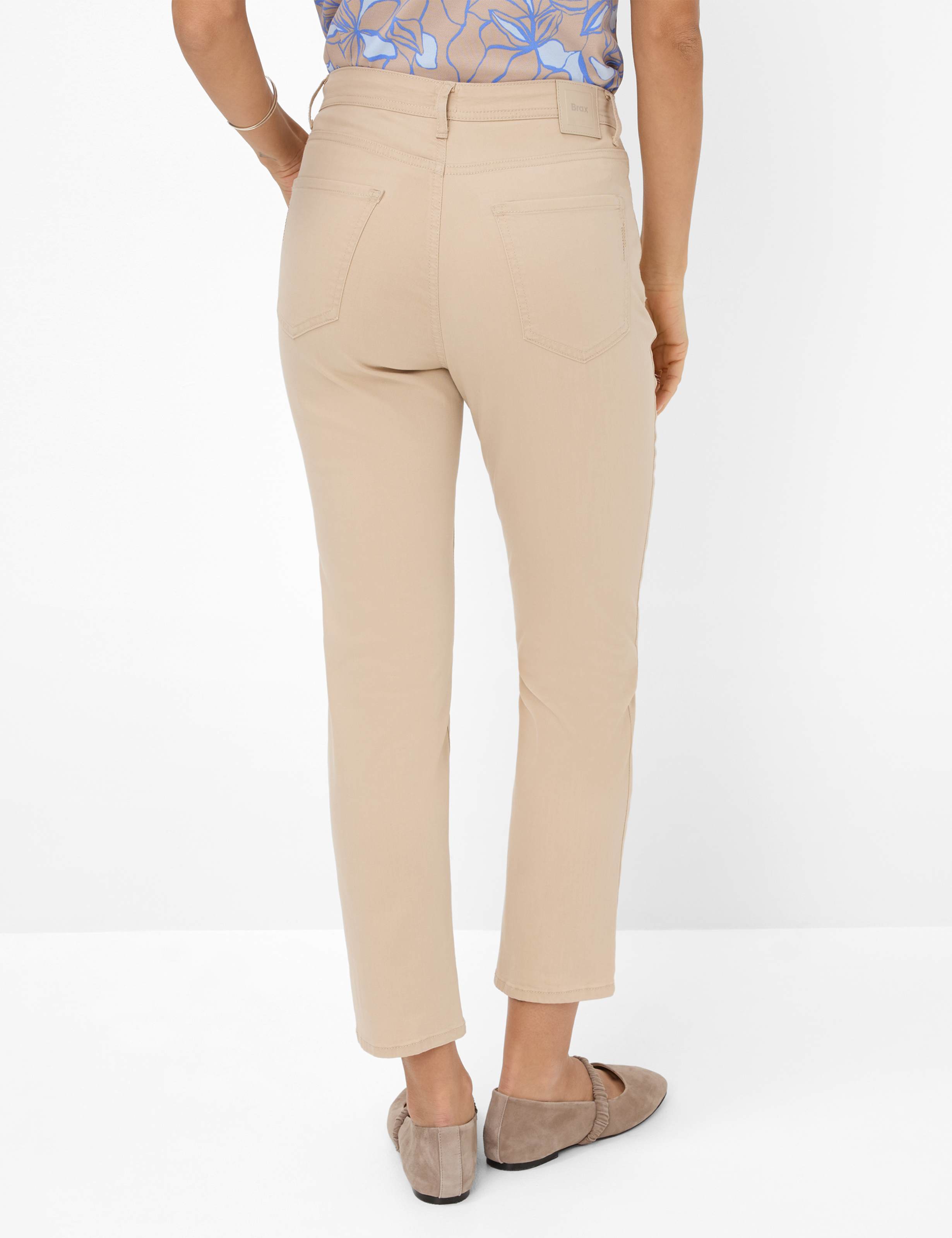 Women Style MARY S Denim Beige Regular Fit Model back