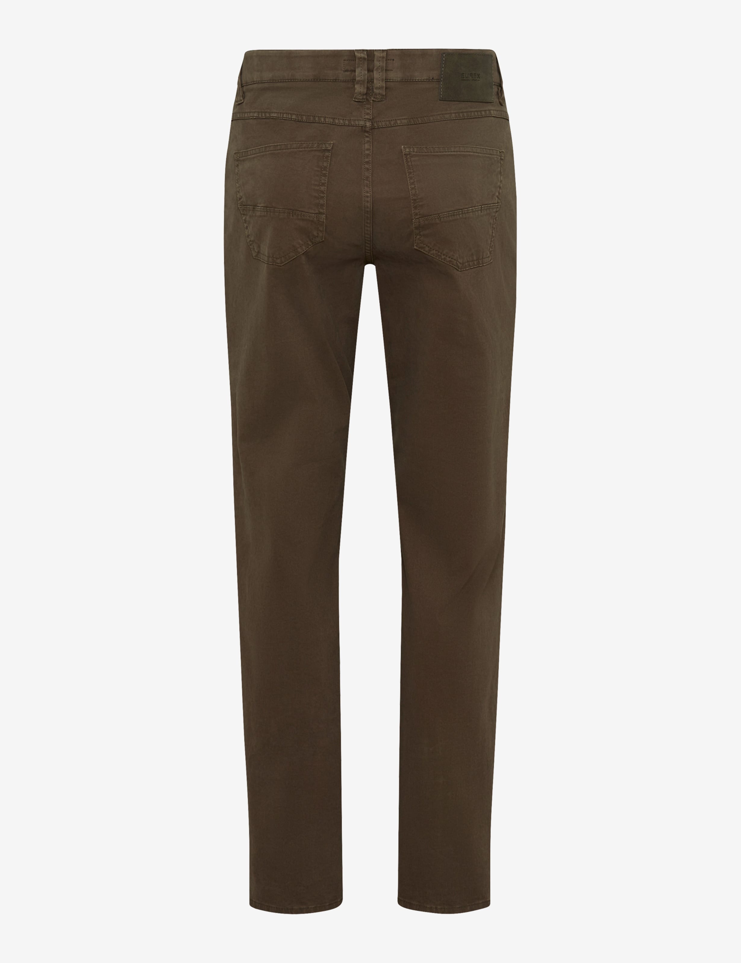 Heren Style LUKE Groen - Olijf Modern Fit Beel achterkant