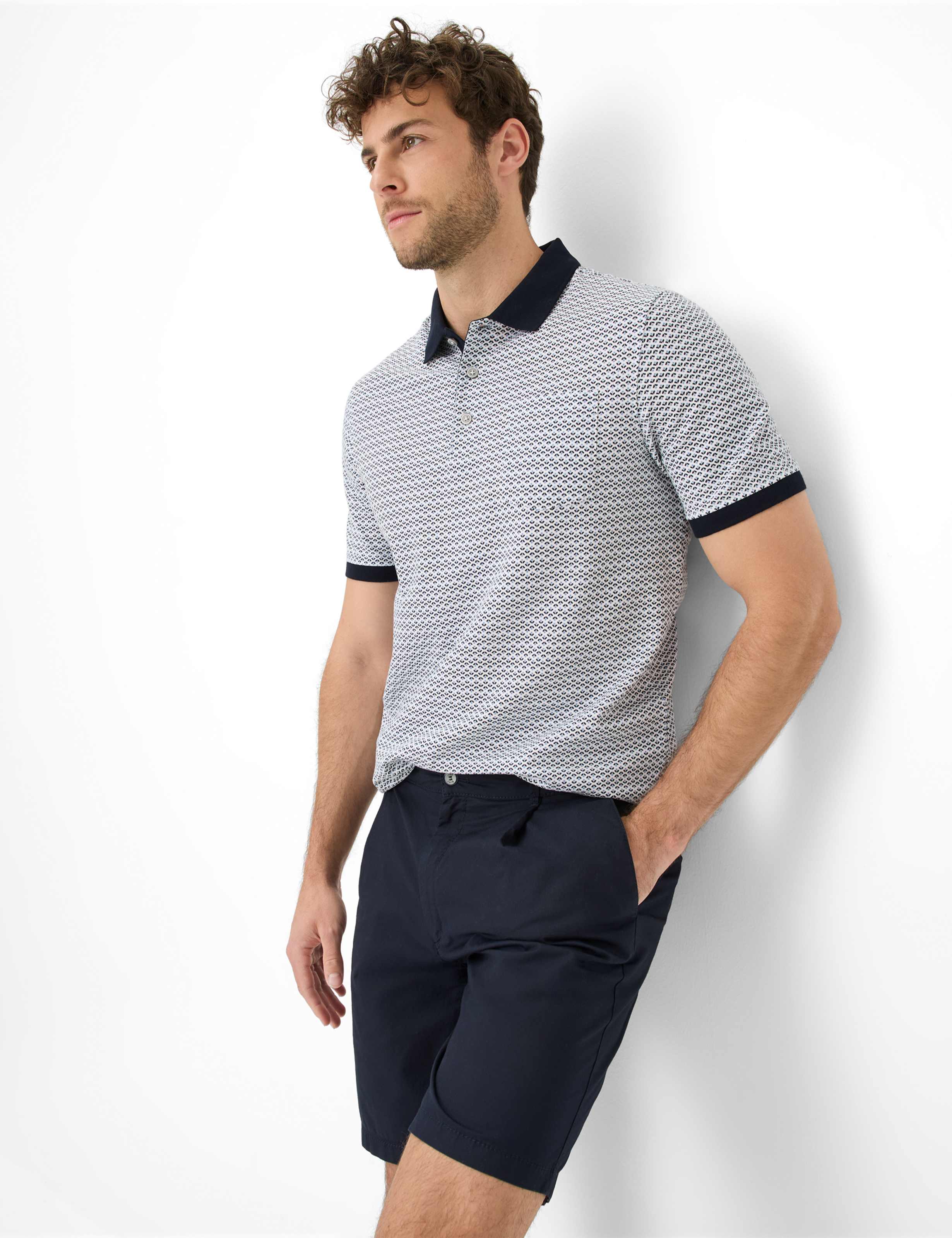 Herren Style TINO Dunkelblau Relaxed Fit Detail 1