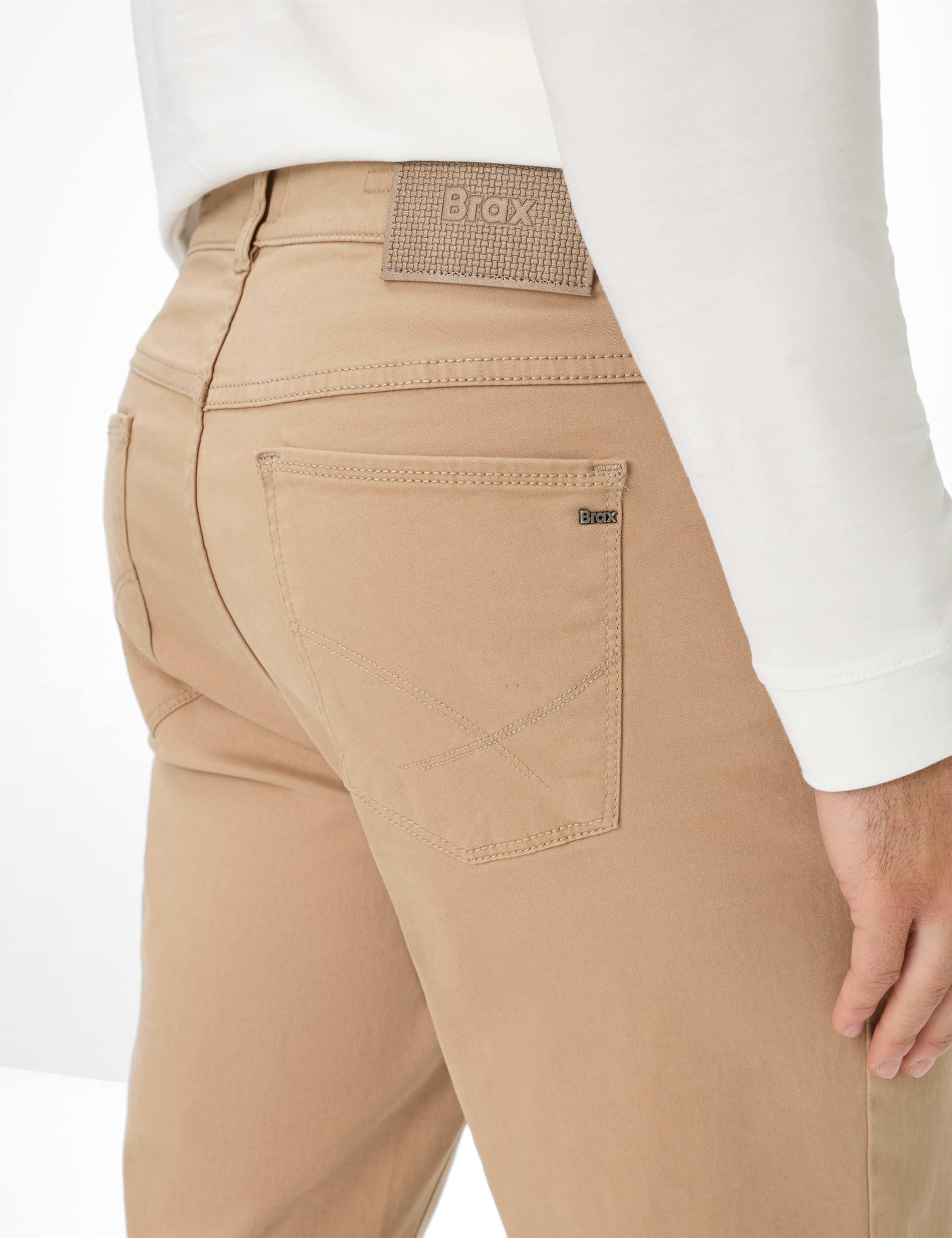 Herren Style COOPER Hellbraun Regular Fit Detail 2