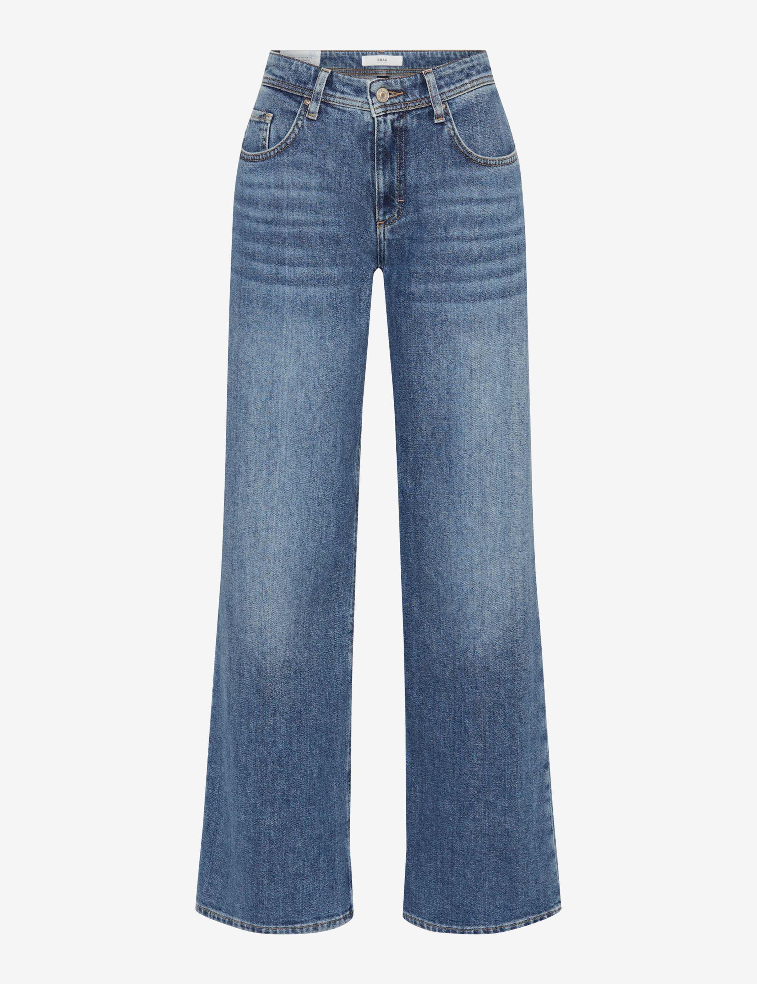 Damen Style MORGAN Denim Blau Wide Leg Freisteller Front