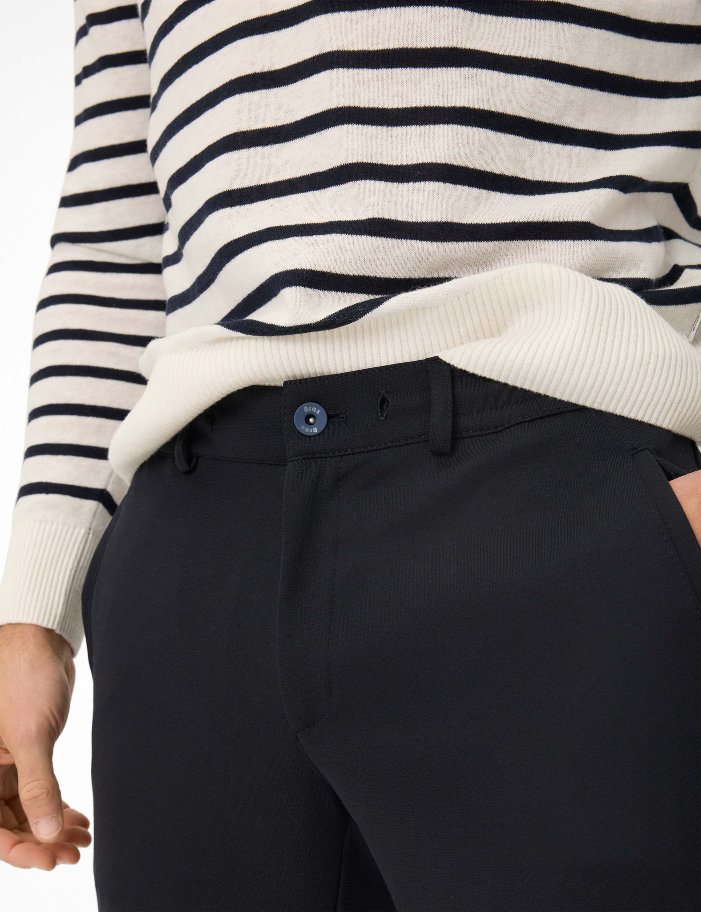 Men Style PHIL Dark Blue Modern Fit Detail 2