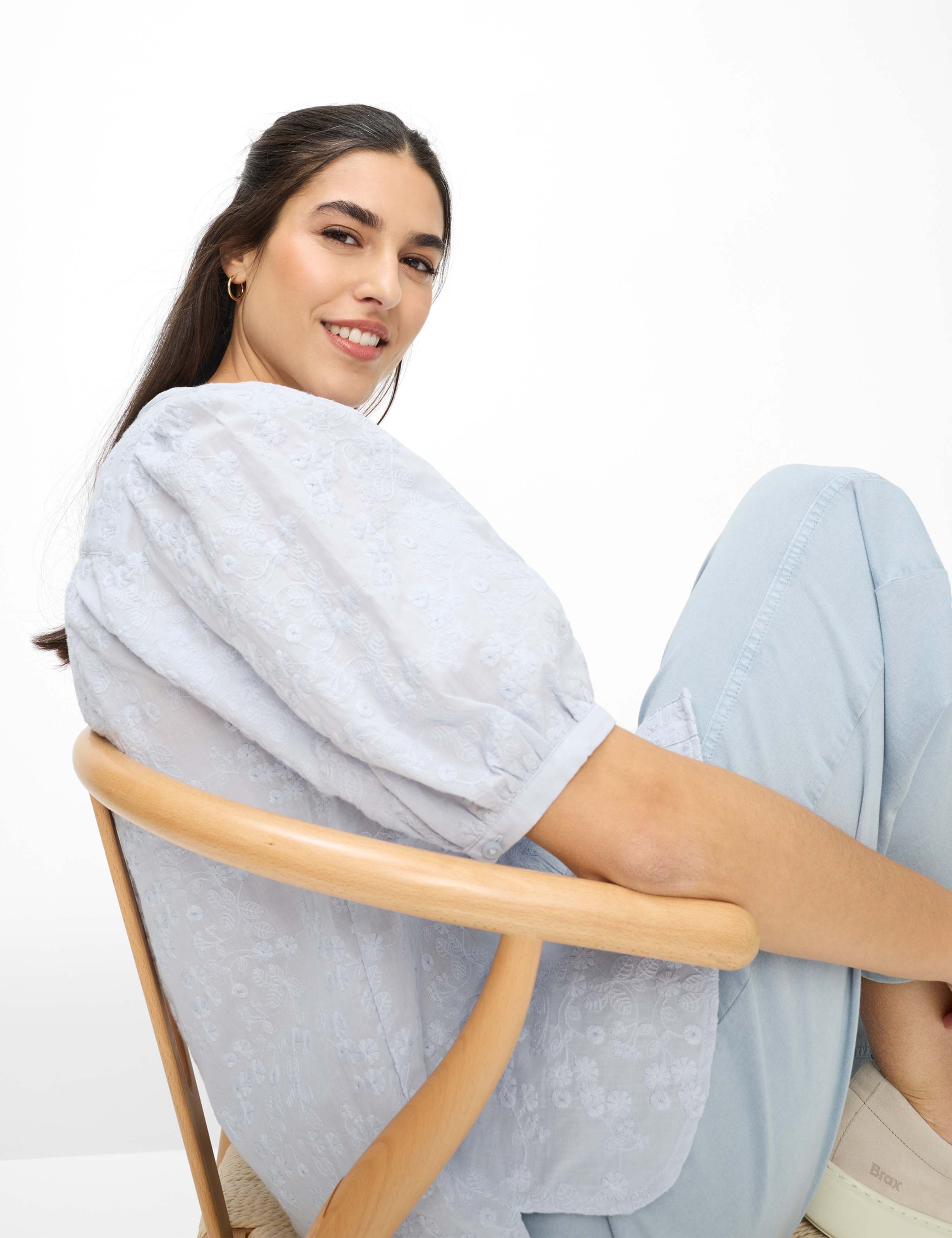 Dame Style VEA Lysblå  Detalje 1