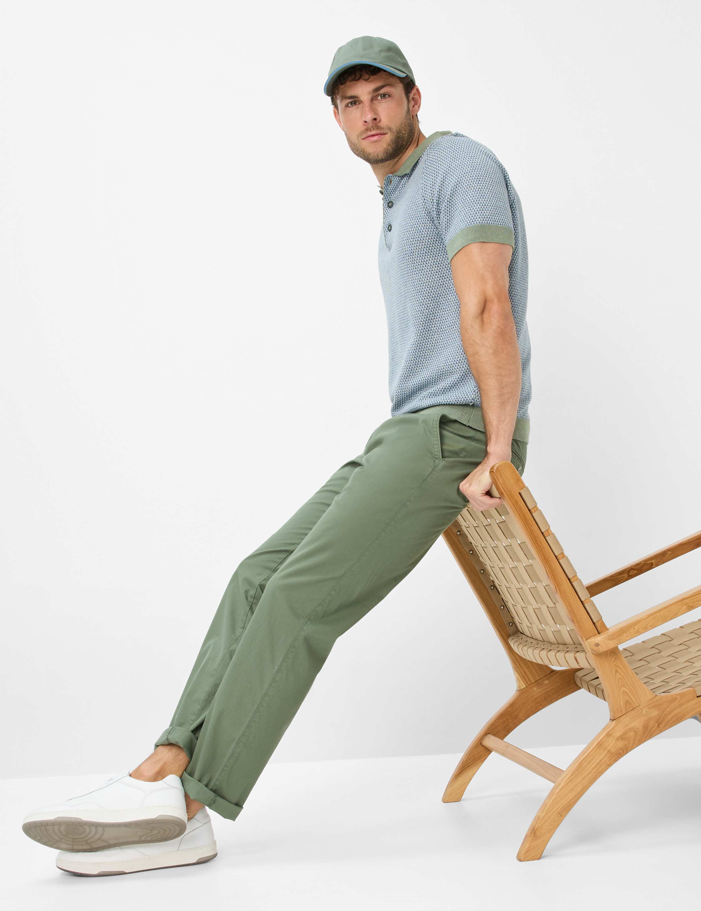 Herren Style EVEREST Grün Regular Fit Detail 1