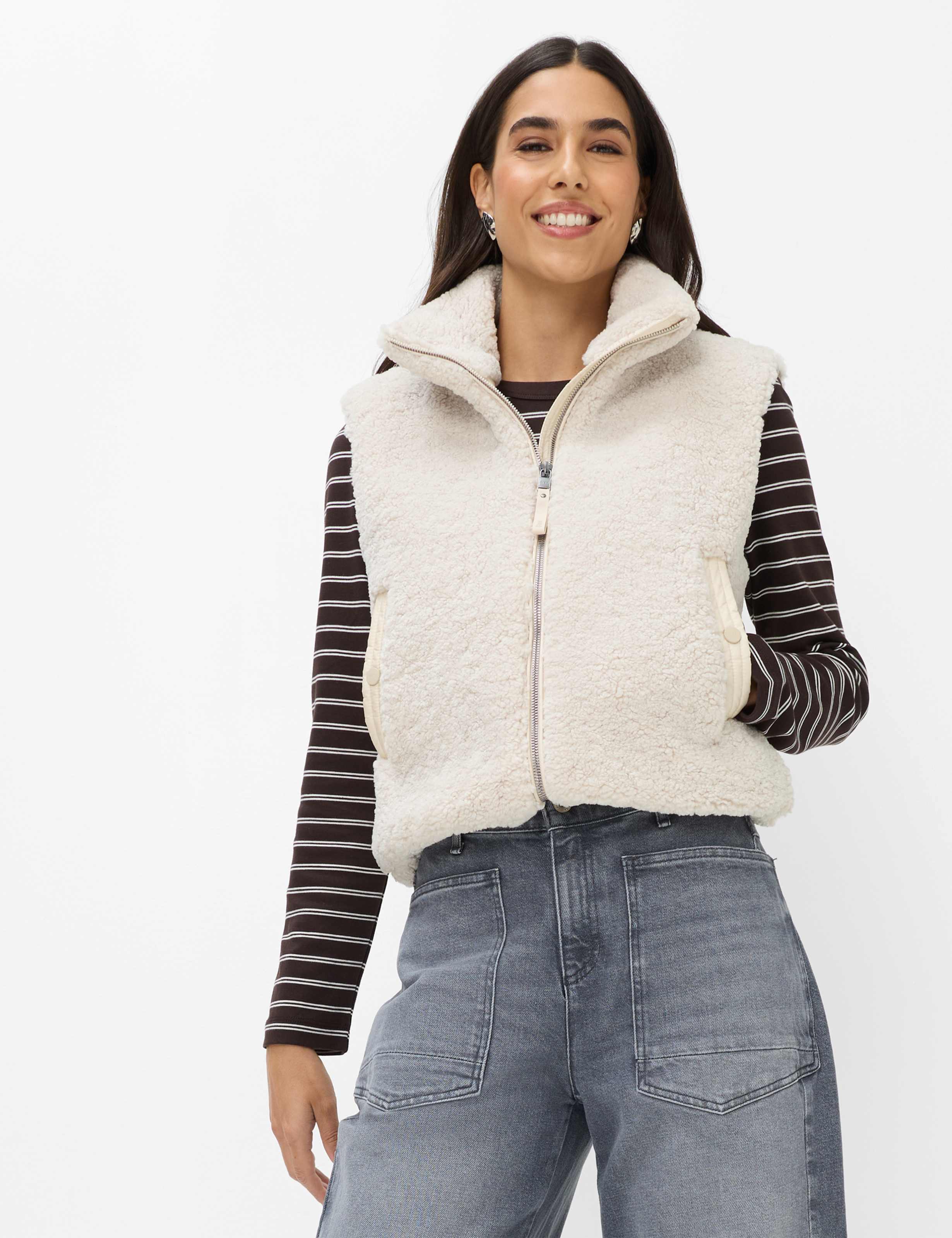 Femme Style YUNA Blanc Crème  Devant mannequin
