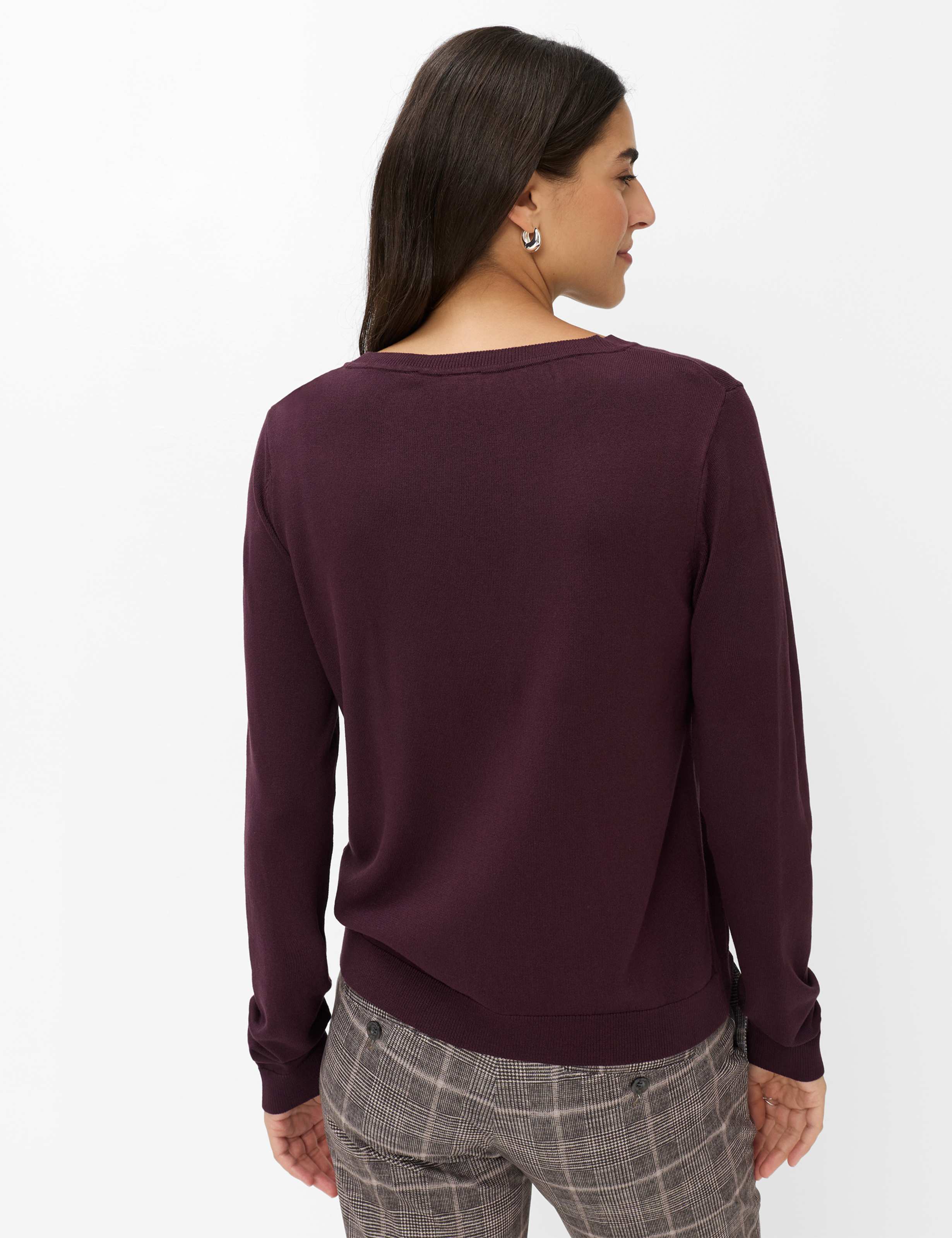 Damen Style LENI Dunkles Lila  Model Rueck