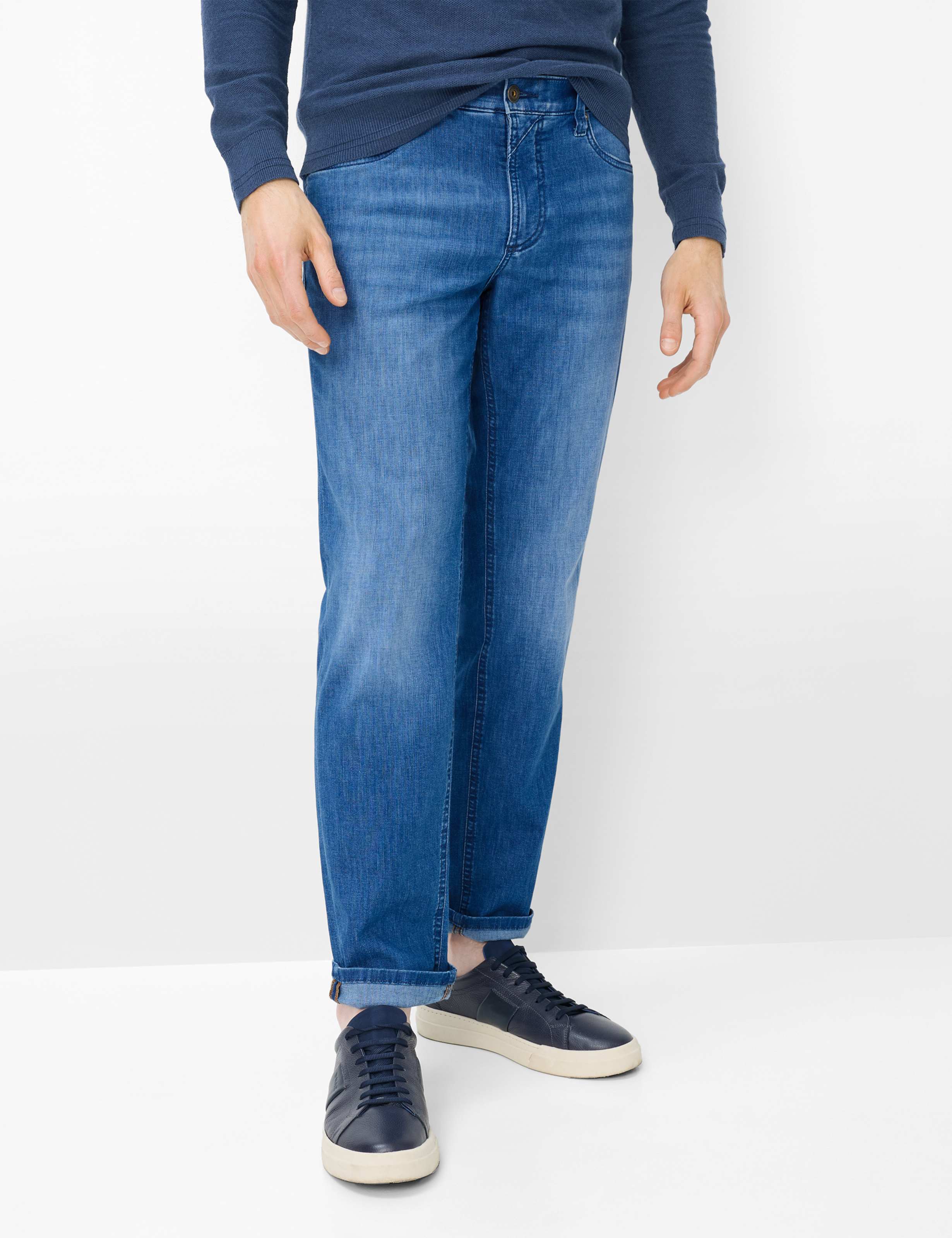 Thumbnail - Eurex by Brax Herren Five-Pocket-Hose Style LUKE BLUE STONE, denim blau, Gr. 24