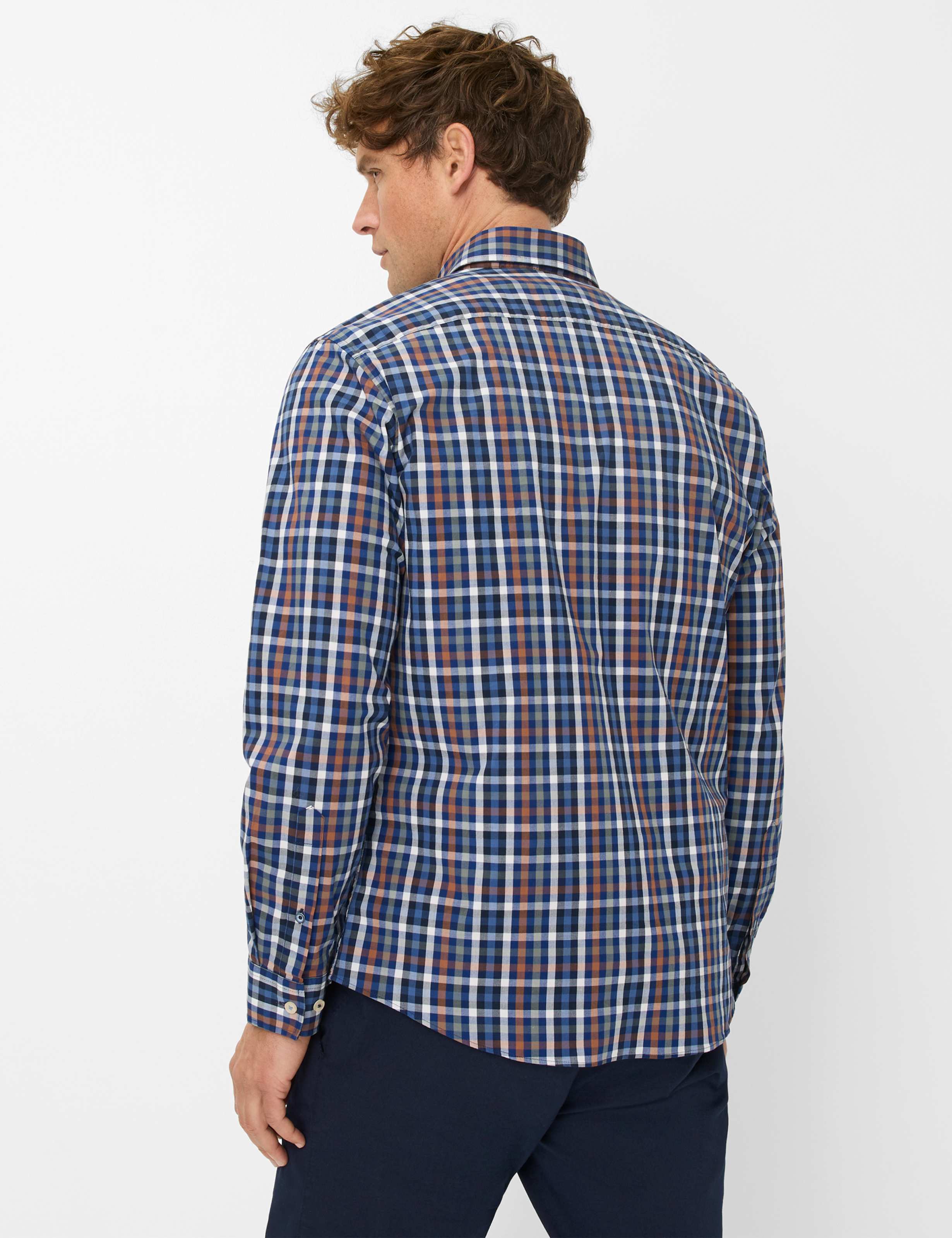 Herren Style DANIEL Dunkelblau  Model Rueck